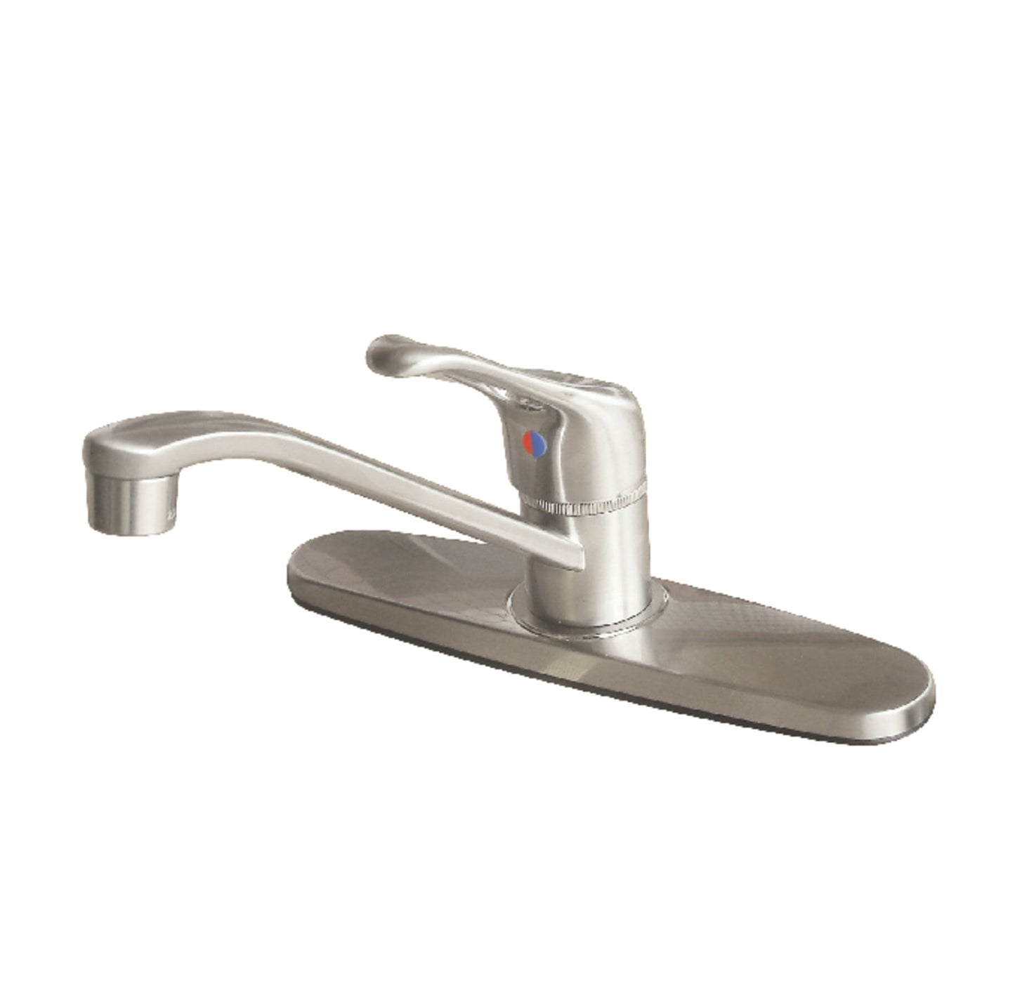 Kingston KB561SN Wyndham One-Handle 3-Hole 8" Centerset Kitchen Faucet in Brushed Nickel