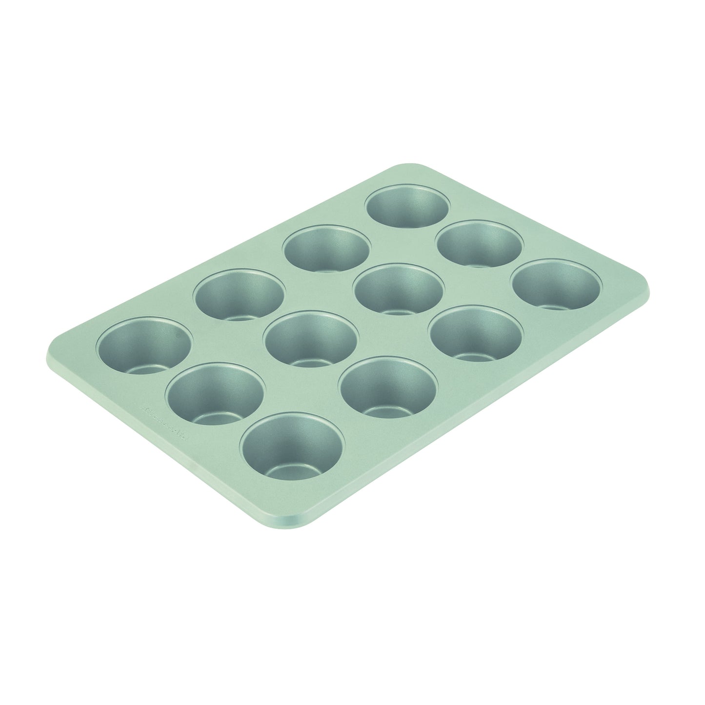 KitchenAid 12-Cup Aluminized Steel Nonstick Cupcake Pan and Muffin Tin, Pistachio Green