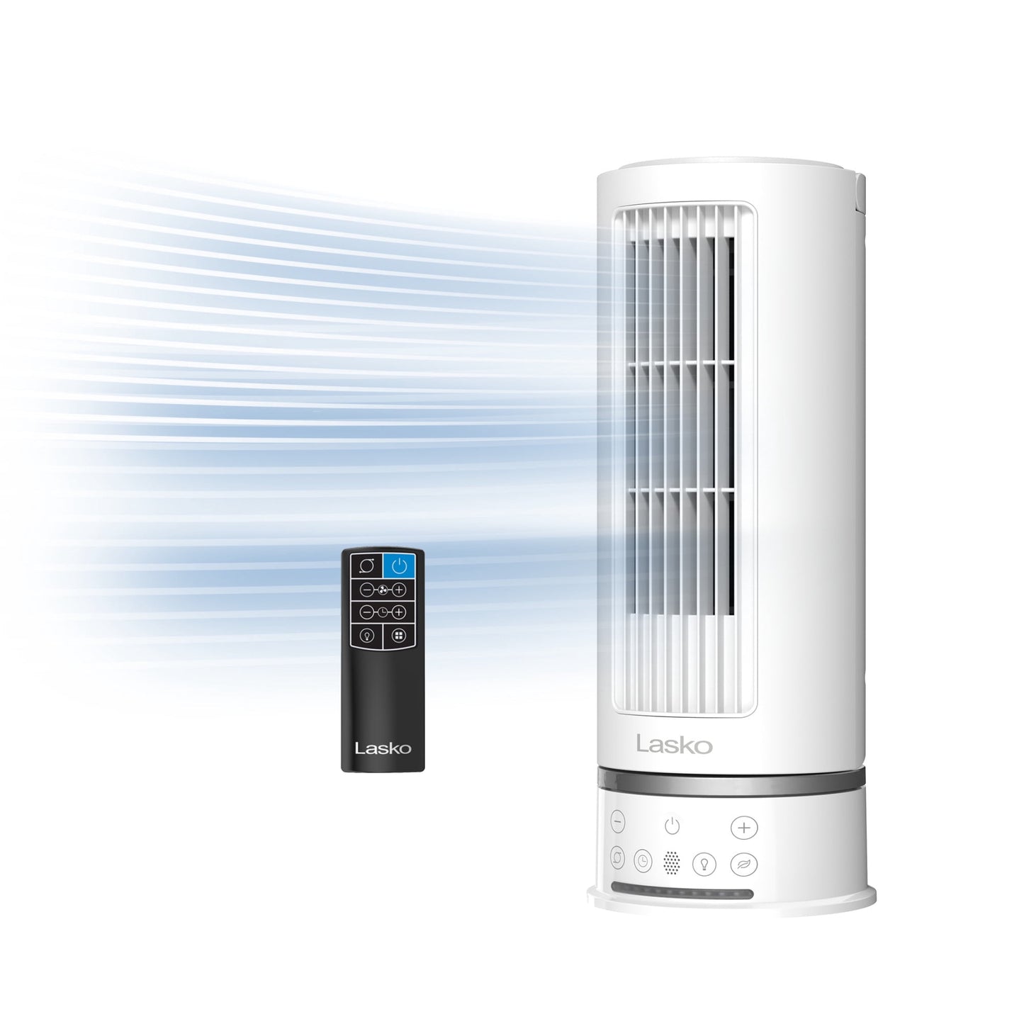 Lasko Stealthbreeze 15" 12-Speed Oscillating, Remote, Timer, 15° Tilt DC Tower Fan TDC145