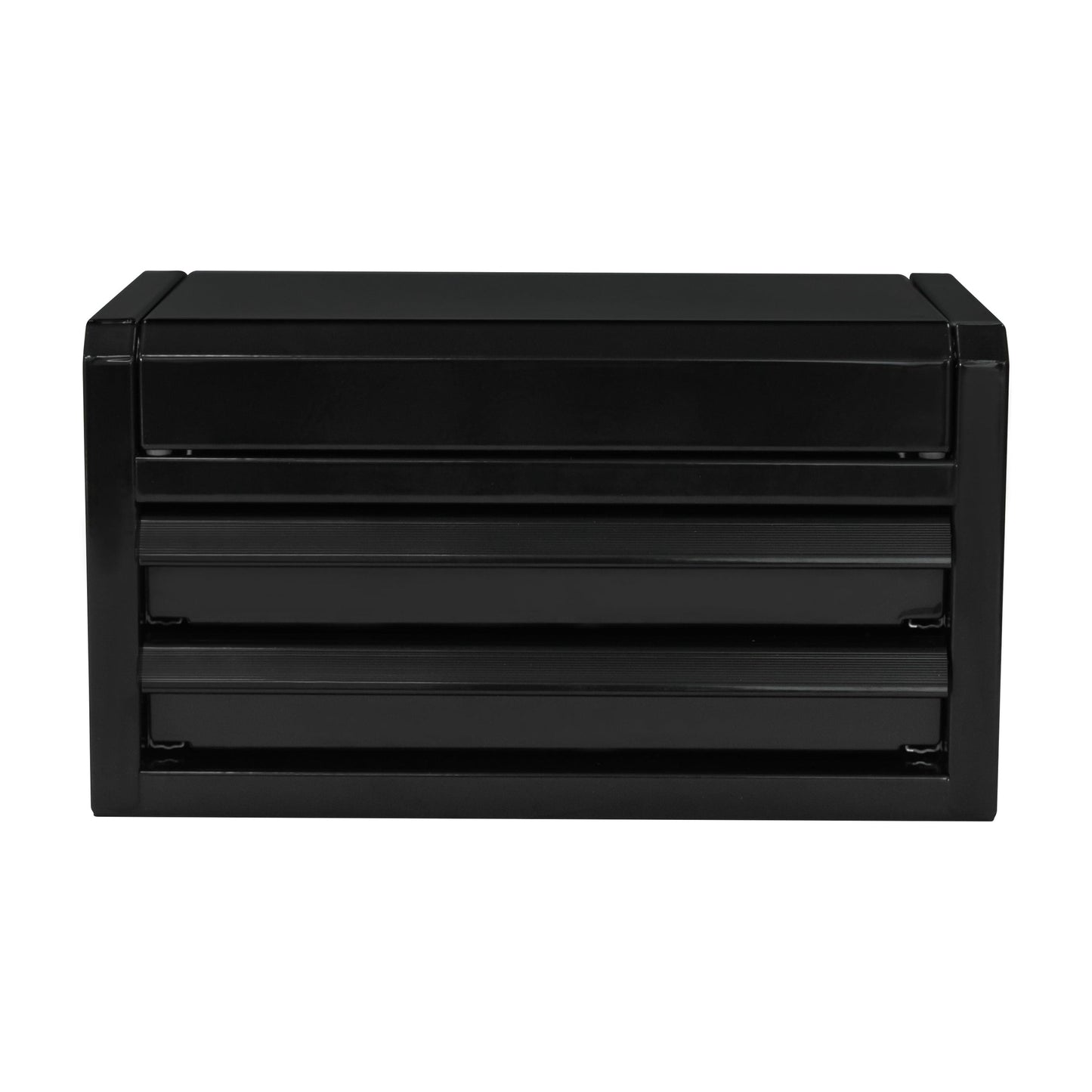 Hyper Tough Mini Caja de Herramientas de Acero de 10 Pulgadas con 2 Cajones – Negro