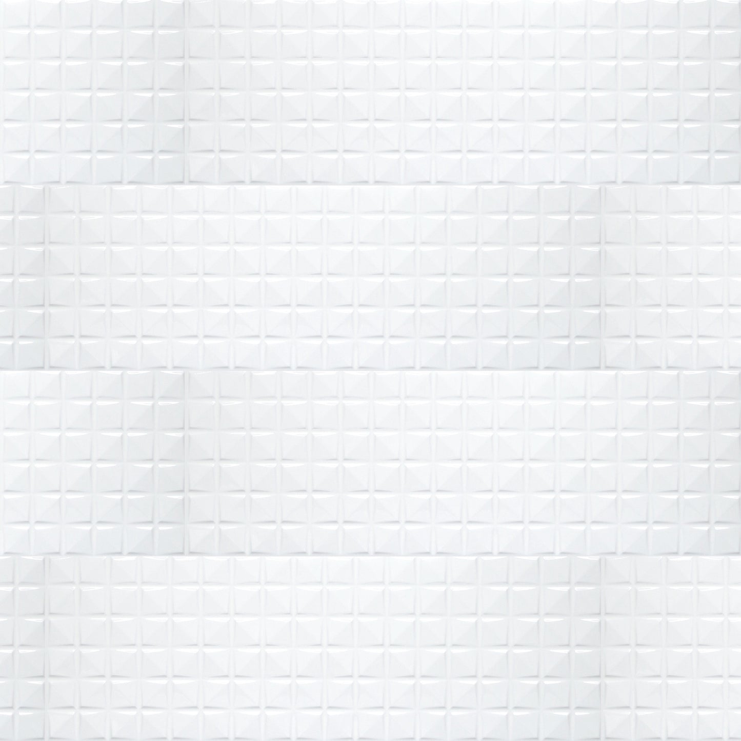 MSI Dymo Chex White 12 X 24 Glossy Ceramic Wall Tile