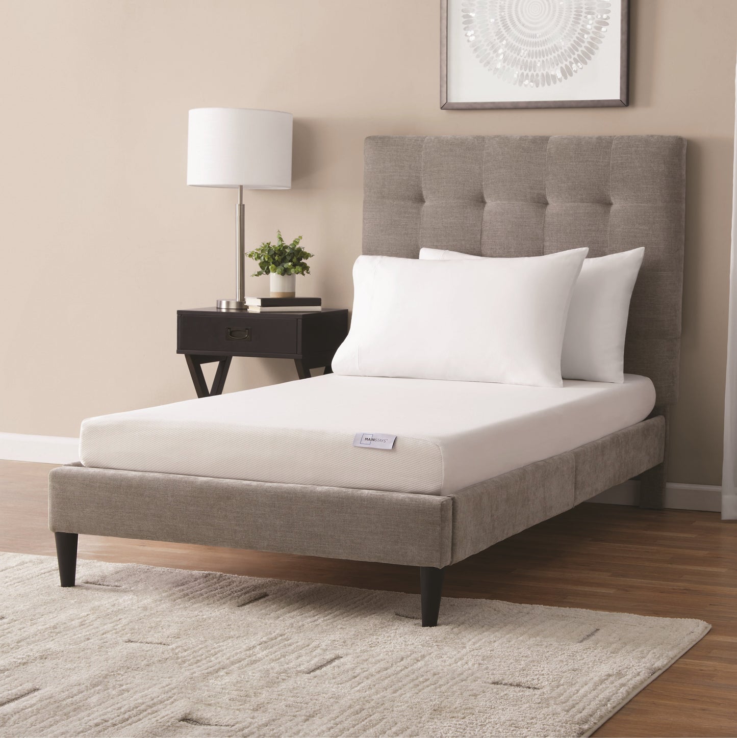 Mainstays Colchón de Memory Foam de Firmeza Media de 6â€, Twin