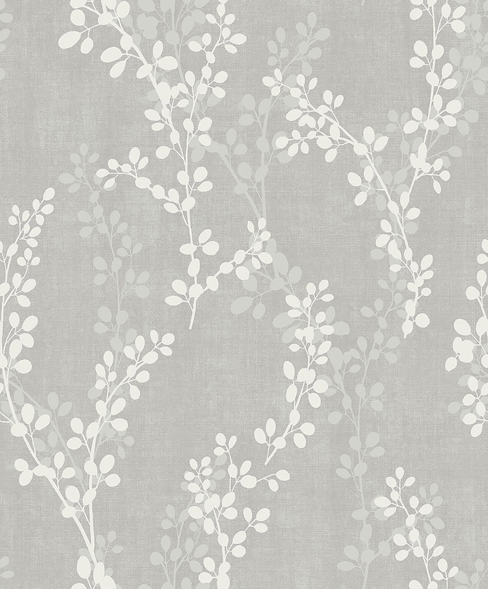 Midbec Twig Grey Botanical Wallpaper, 20.5-in by 33-ft, 56.38 sq. ft