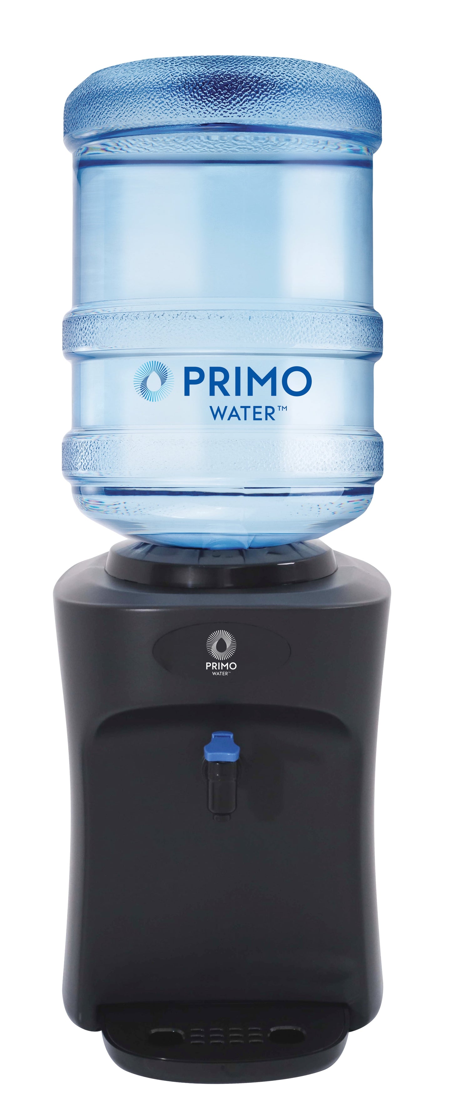 Primo® Water Countertop Dispenser Top Loading, Room Temperature, Black, 3 or 5 Gallon