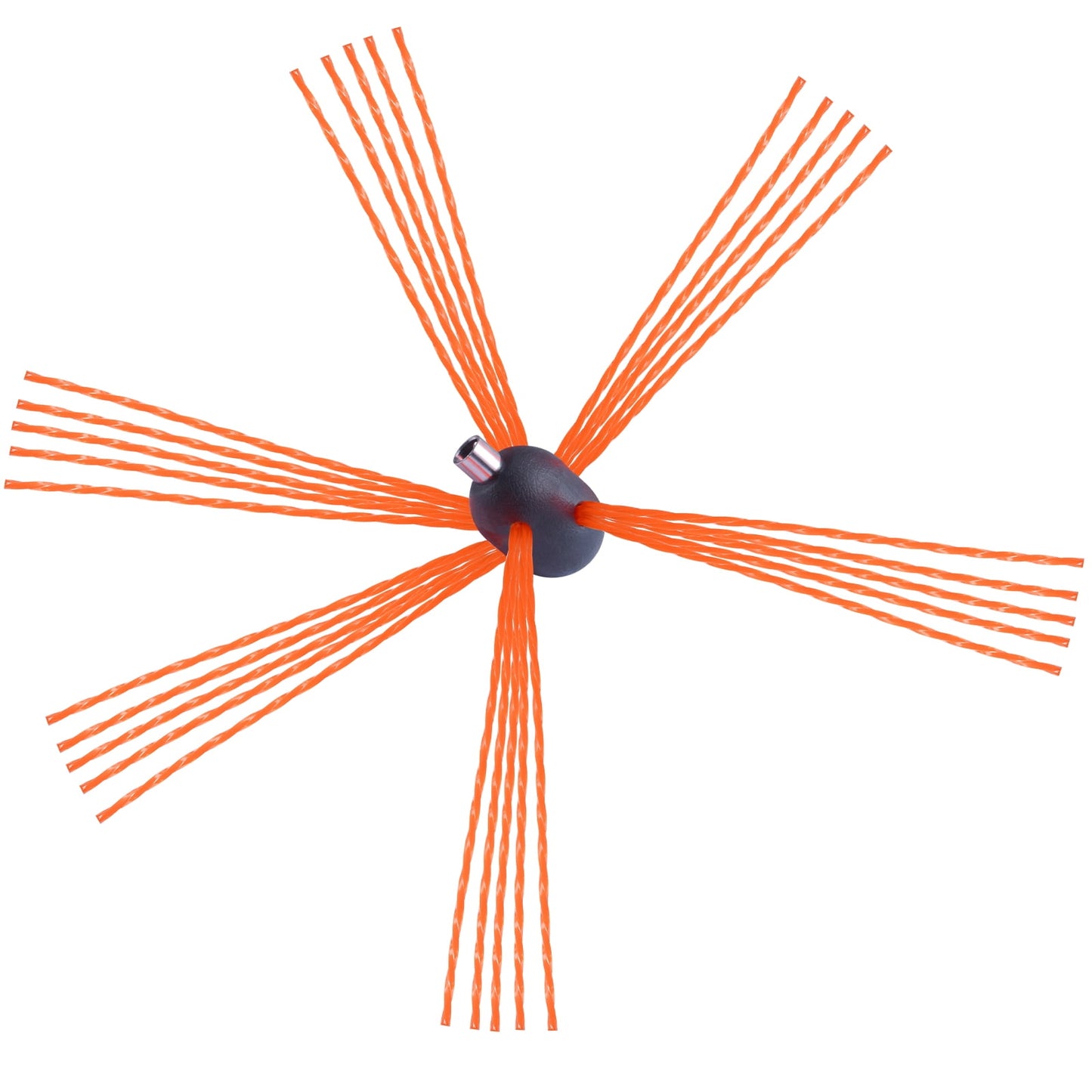 SKYSHALO 8m Chimney Cleaning Set, Includes 8 Durable Nylon Rods, Comfort-Grip Cleaning Brush, Comprehensive 360-Degree Fireplace Brush, with Essential Accessories, Suitable for Various Flue Sizes