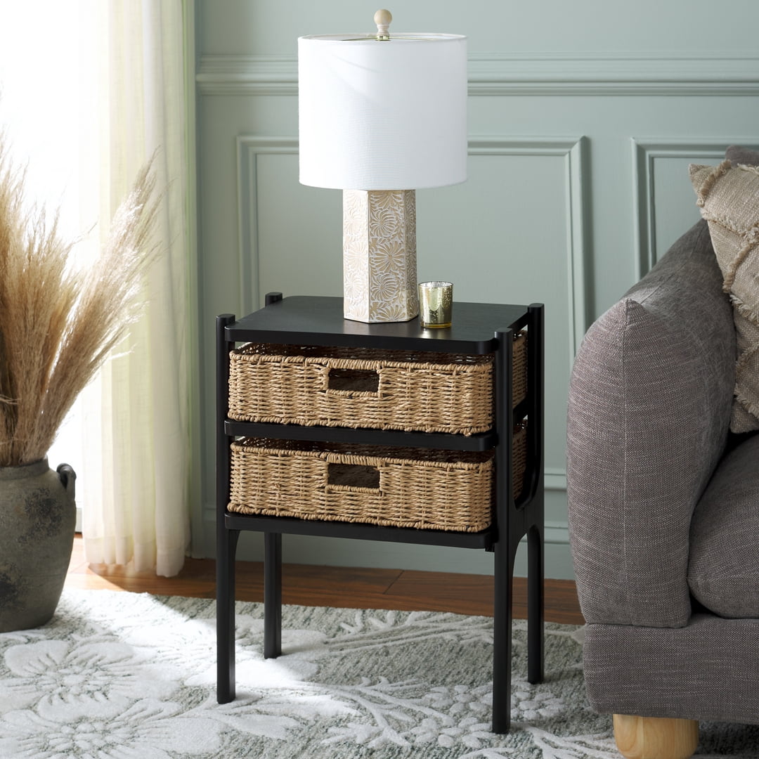 Safavieh Rozalyn Traditional Wood End Table, Black
