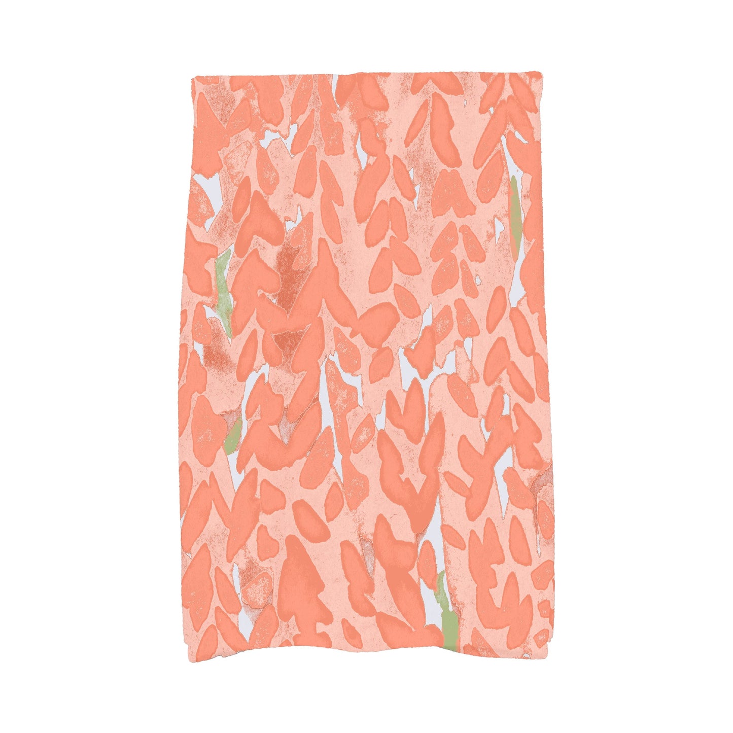 Simply Daisy's Flower Bell 16x25 inch Peach Floral Kitchen Towel