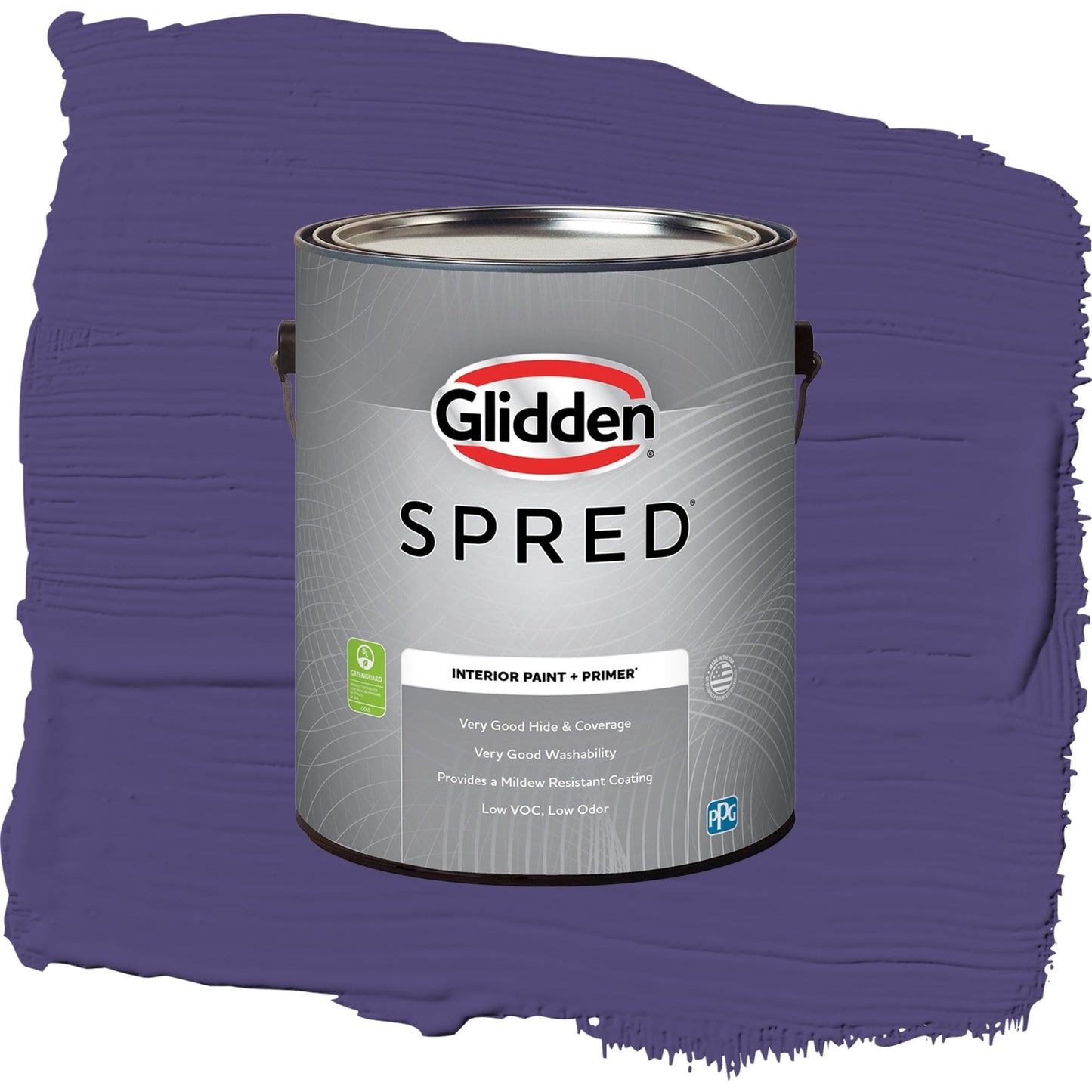 Spred Imperial Purple Interior Paint + Primer Flat , 1 Gallon