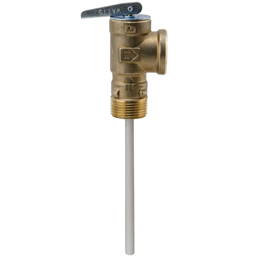 Suburban 161230, Válvula de Alivio de Presión de 3/4" de Latón Plateado