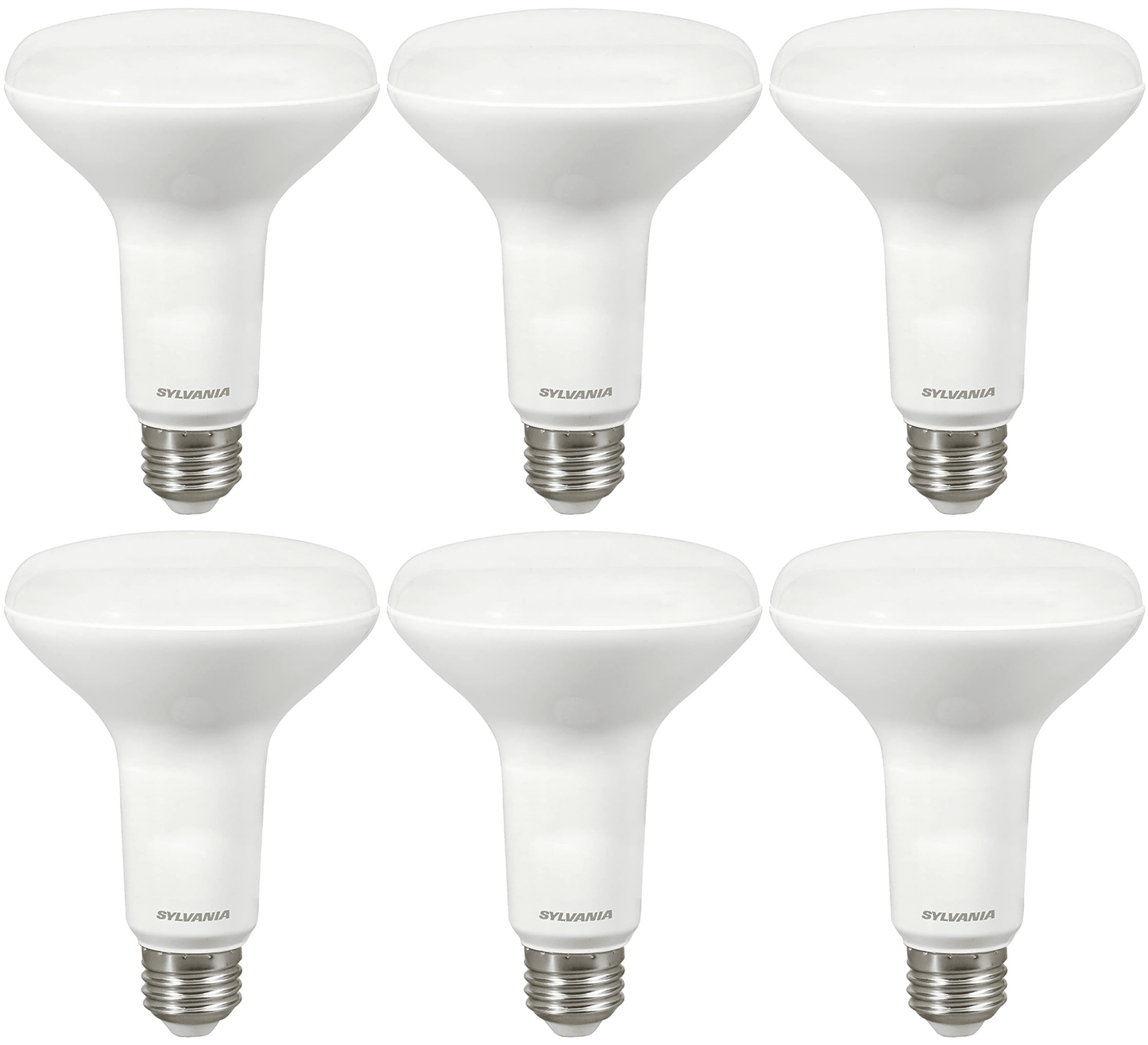 SYLVANIA LED 7.5W (65W Equivalent) Daylight Flood Light Bulbs, BR30, Med Base, Dimmable (6 pack)