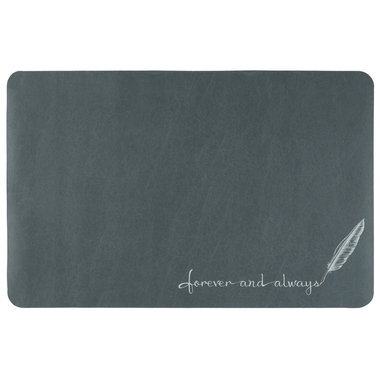 Unique Bargains Absorbent Bath Mat Non-Slip Floor Rug for Bathroom Kitchen Shower Sink Navy Blue Feather-3 20"x32"