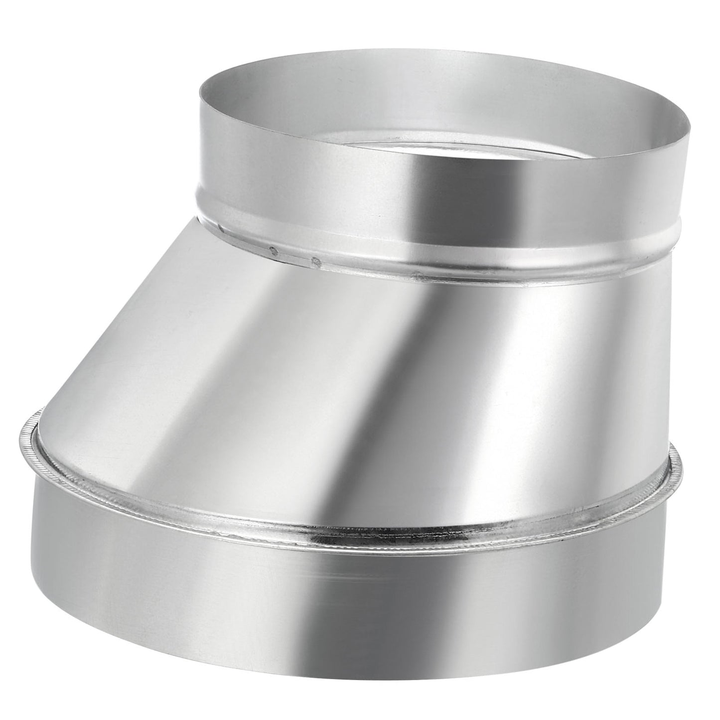 Unique Bargains Eccentric Duct Reducer Ducting Connector Air Duct Adapter Pipe 8" to 6"