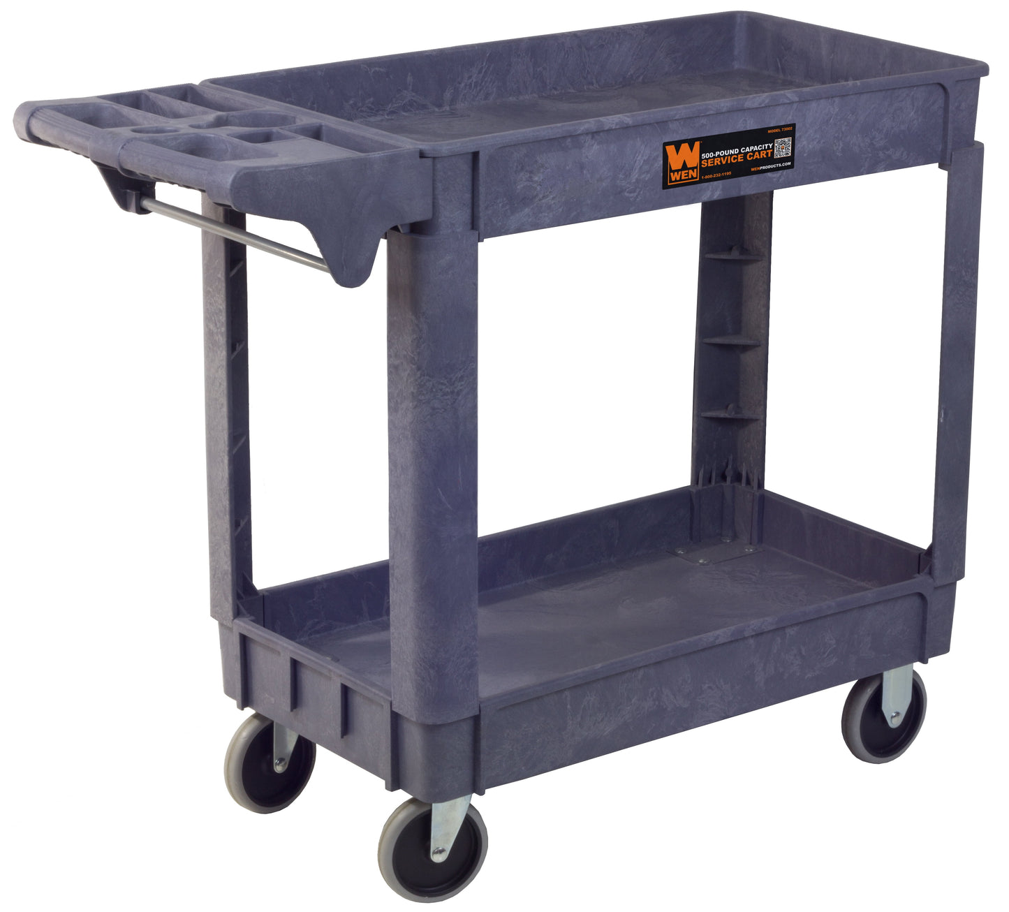 WEN 73002 500-Pound Capacity 40 by 17-inch Rolling Tool Service Utility Cart