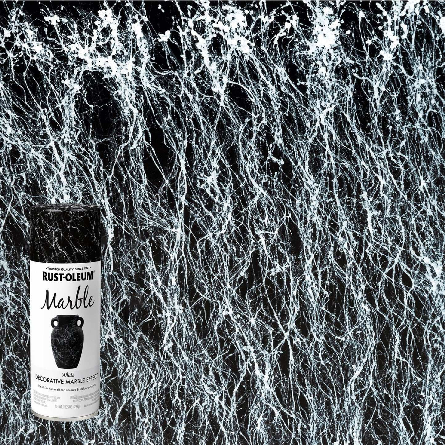 White, Rust-Oleum Marble Spray Paint-372487, 10.25 oz