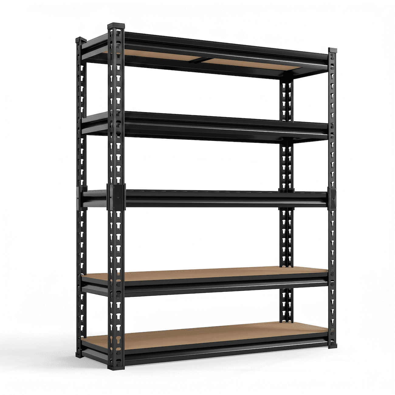 Xiweot Heavy Duty Garage Shelving Unit, 5 Tier Metal Storage Shelves, Adjustable Garage Rack, 72â€H x 36â€W x 16â€D Industrial Steel Storage Shelf for Kitchen Pantry Basement Warehouse Living Room
