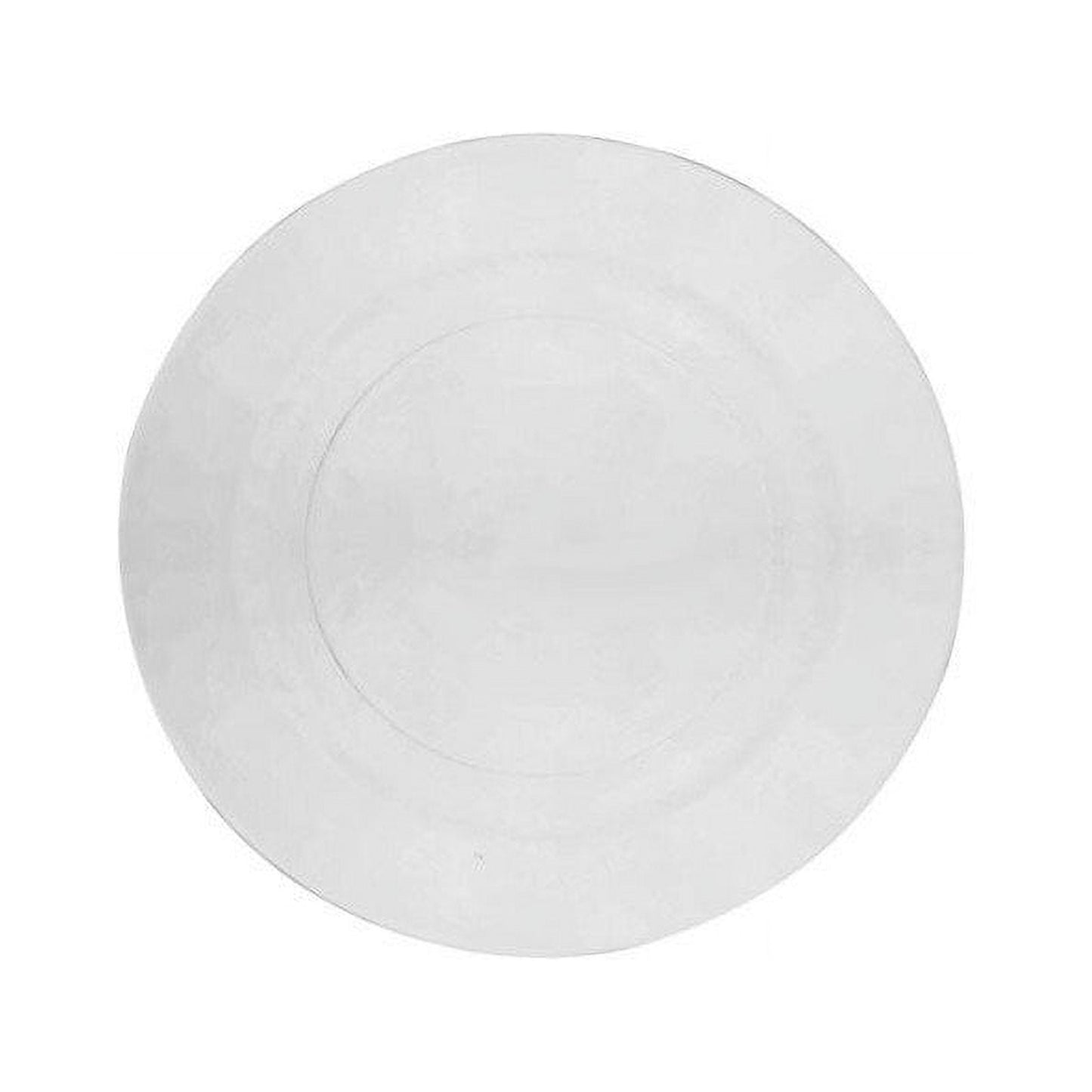 10 Strawberry Street Hammered Glass 8.25" Round Salad/Dessert Plate, Set of 6, Clear