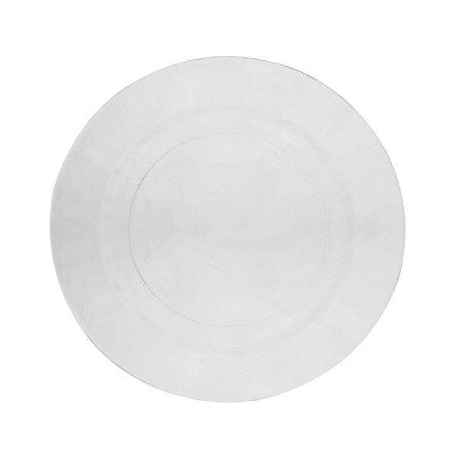 10 Strawberry Street Hammered Glass 8.25" Round Salad/Dessert Plate, Set of 6, Clear