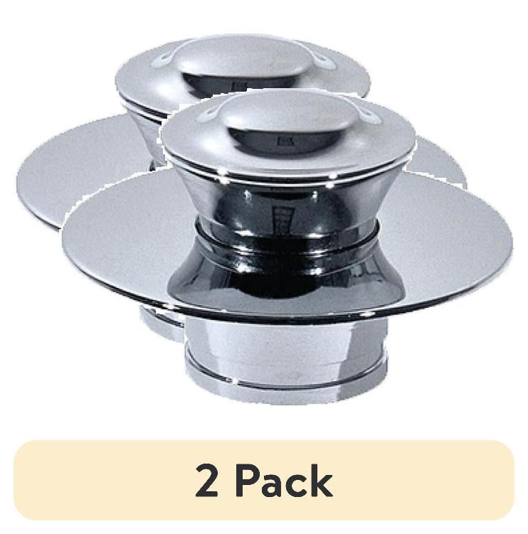 (2 pack) Danco 3 in. Polished Metal Drain Stopper