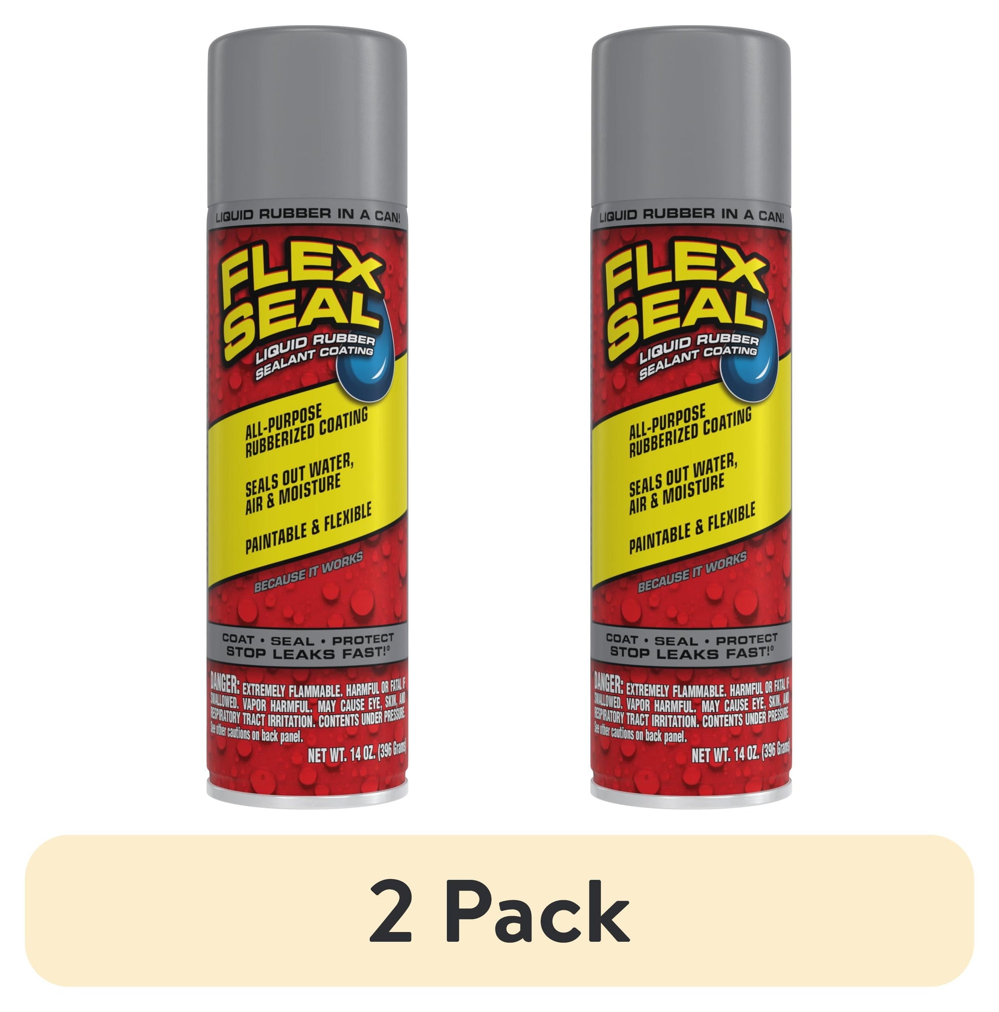 Flex Seal Recubrimiento Sellador de Goma LÃ­quida en Aerosol, 14 oz, Negro