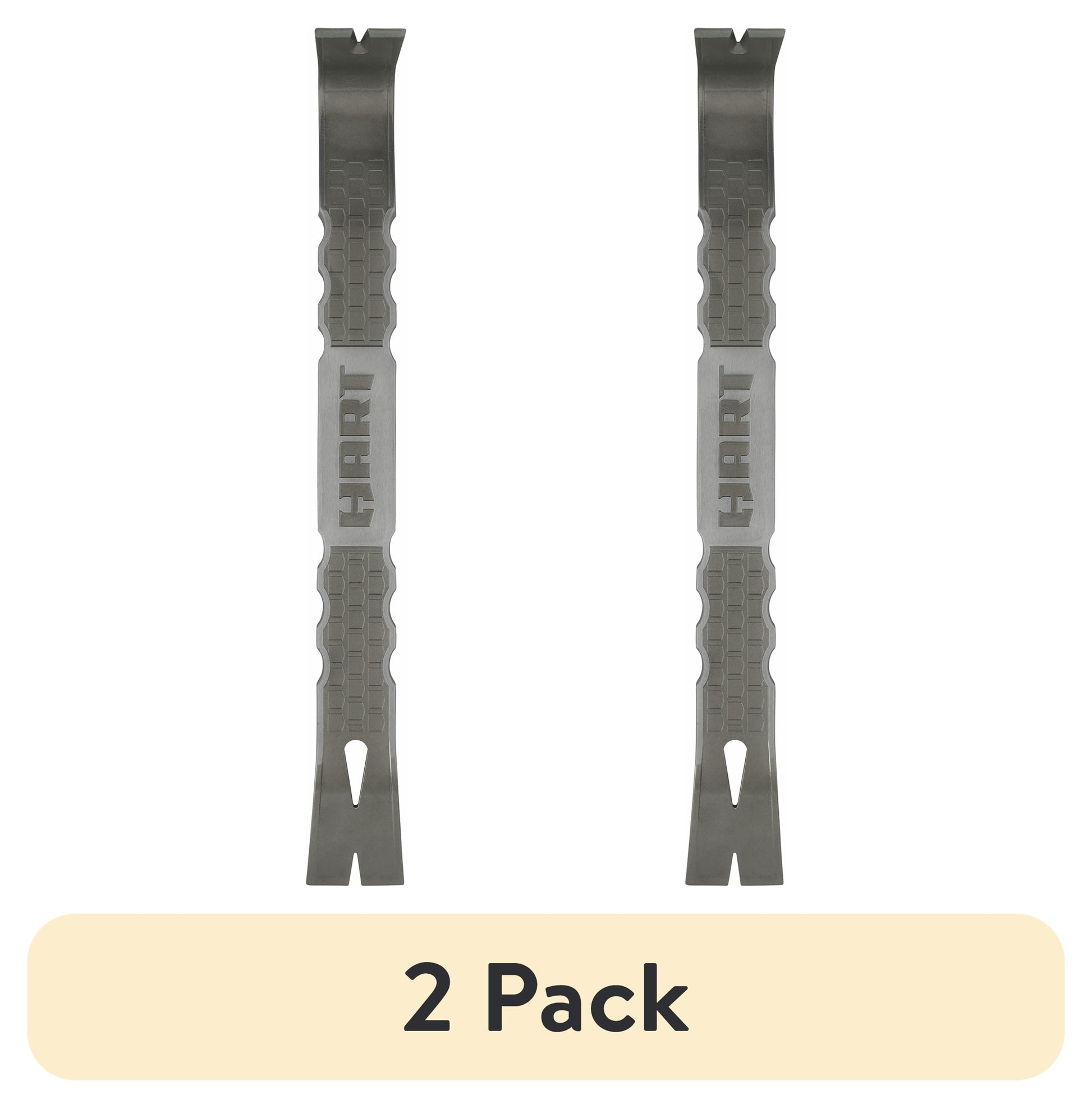 (2 pack) HART 15-inch Pry Bar Set, Fully Forged Steel