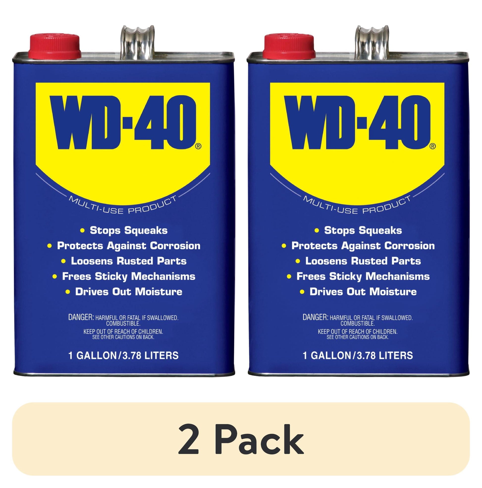 (2 pack) WD-40 Multi-Use Product Lubricant Bulk, 1 gallon
