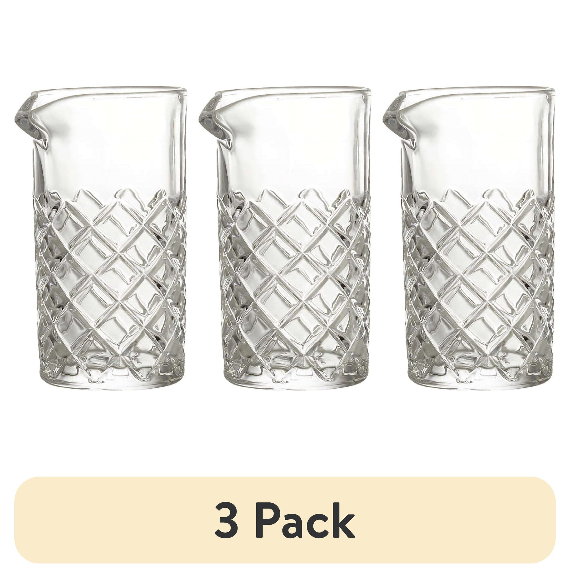 (3 pack) Better Homes & Gardens Sylvan Clear Glass Cocktail Pitcher