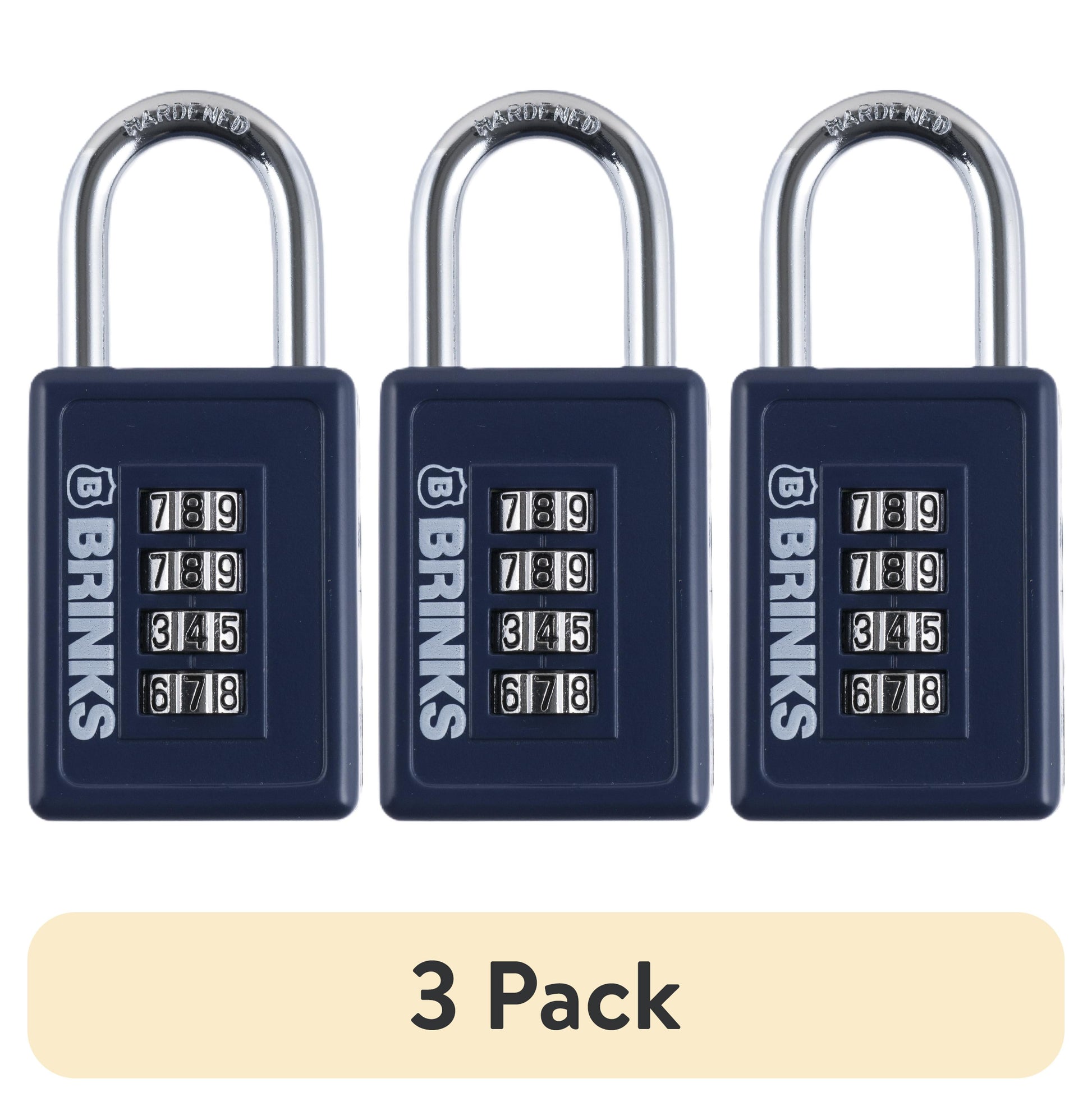 Brinks Zinc Diecast 40mm Combination Sport Padlock with 1 3/16in Shackle