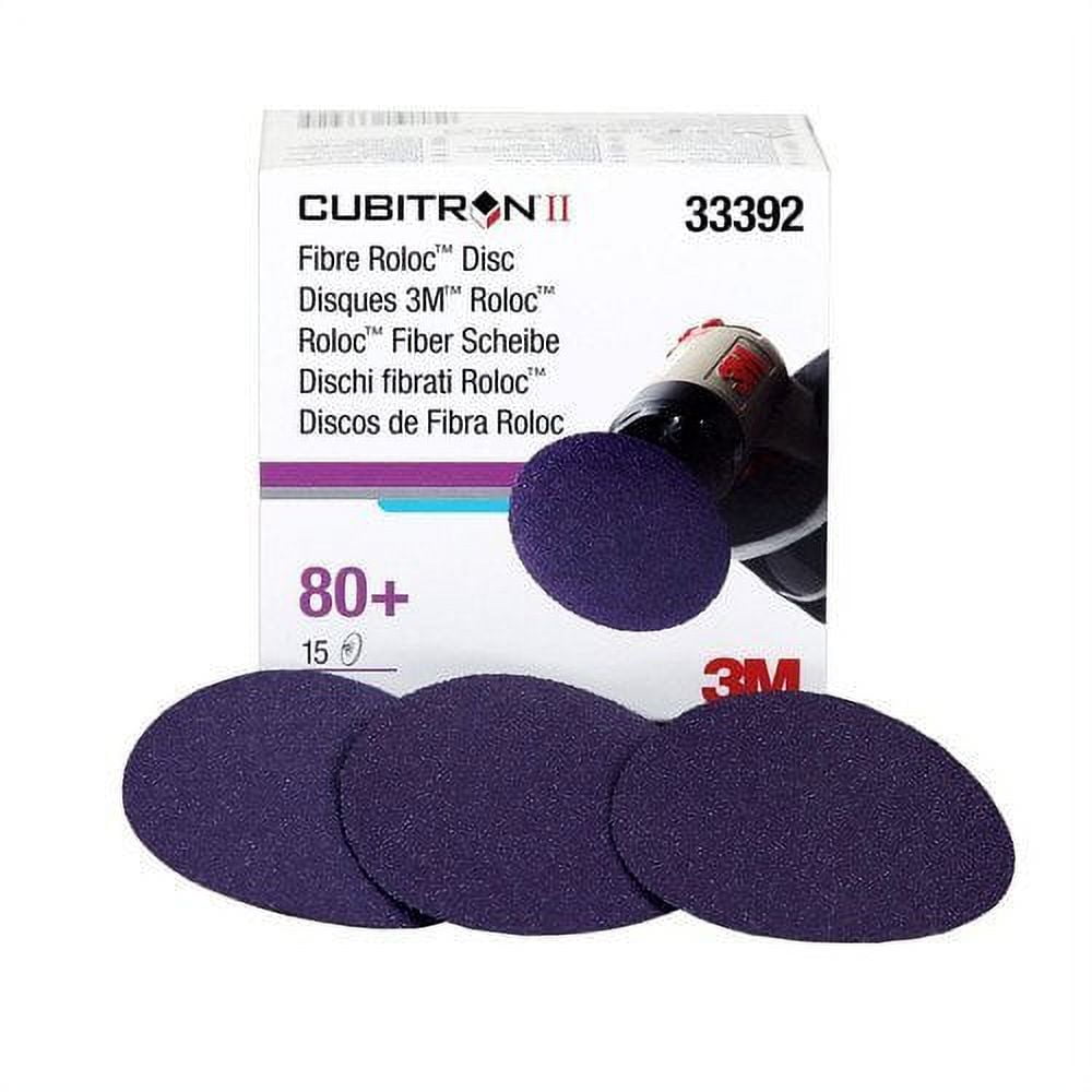 3m 3M-33392 3" Cubitron Ii Fibre Roloc 80+ Grade Disc