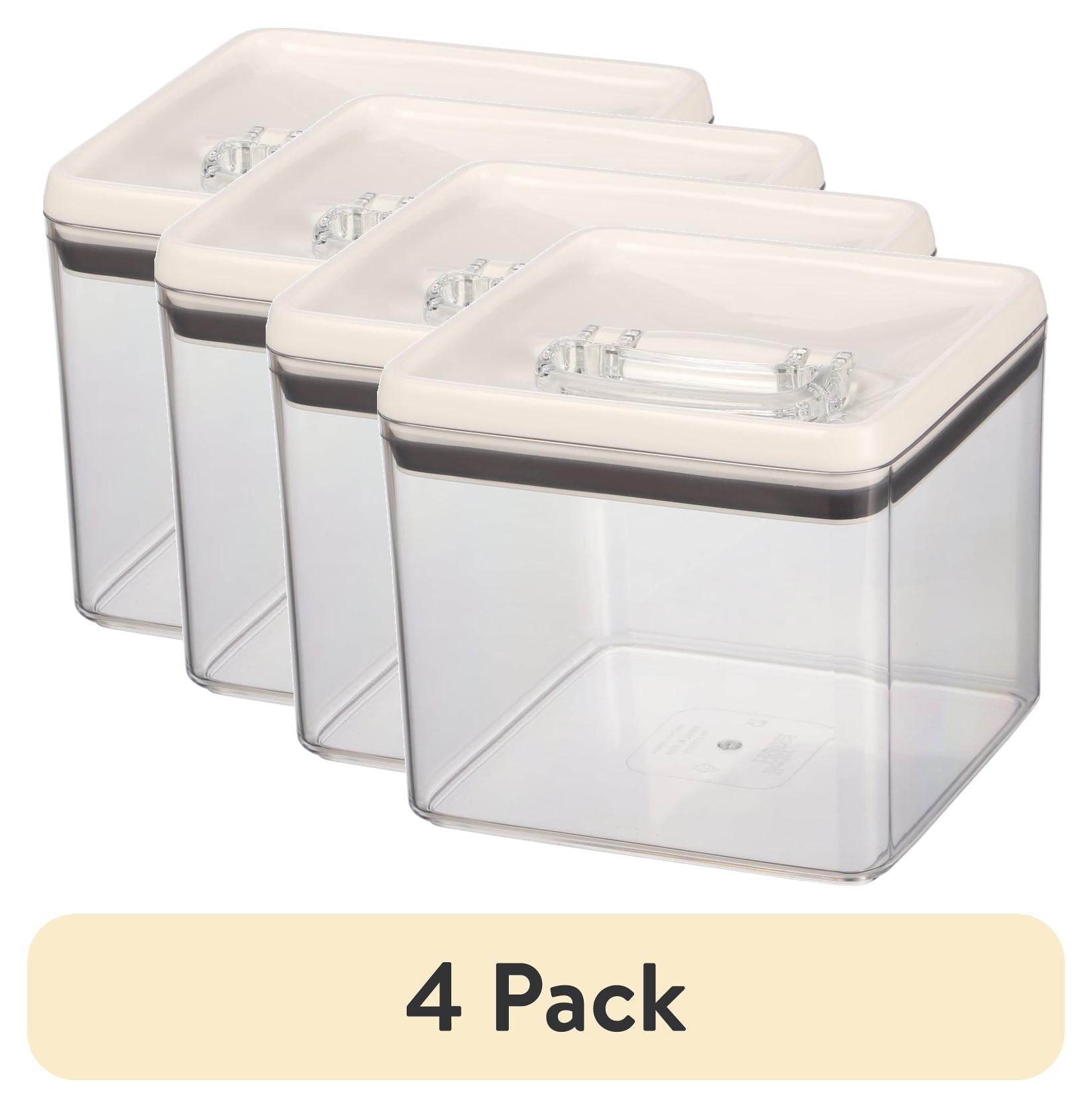 (2 pack) Better Homes & Gardens Flip-TiteÂ® Large 19.7 Cup Airtight Bagel Food Storage Container, BPA-Free, Stackable Pantry Canister, Ideal Use for Pantry Organization and Food Storage