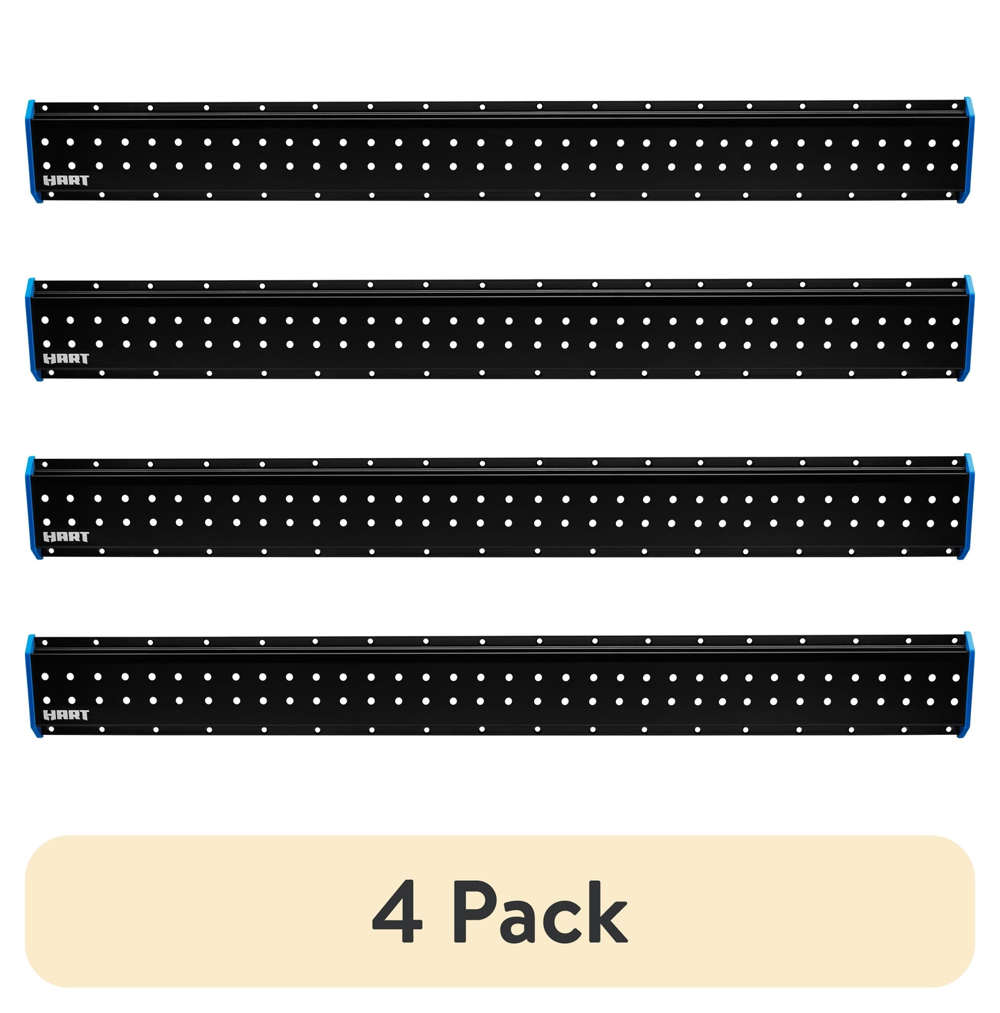 (4 pack) HART 35" Garage Storage Rail, Compatible with All HART Storage Hooks, New Condition