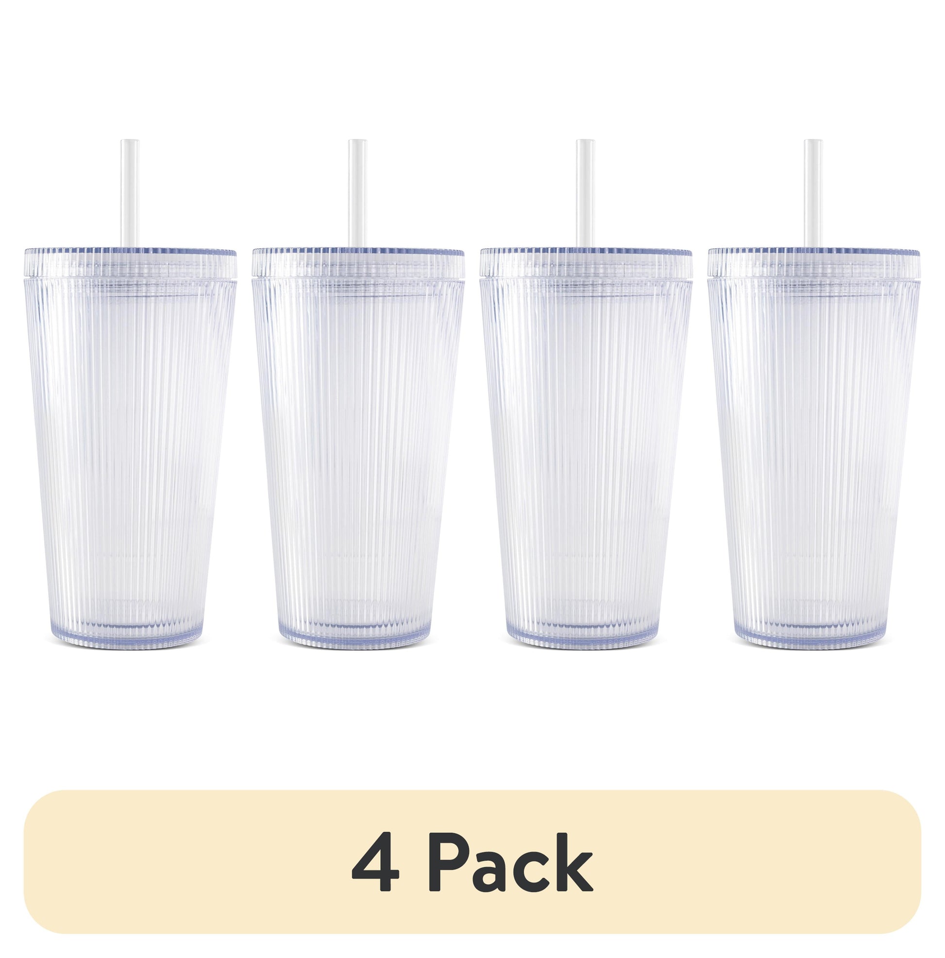 TAL Vaso TÃ©rmico Ligero de Doble Pared de 18oz para CafÃ© Helado con Popote