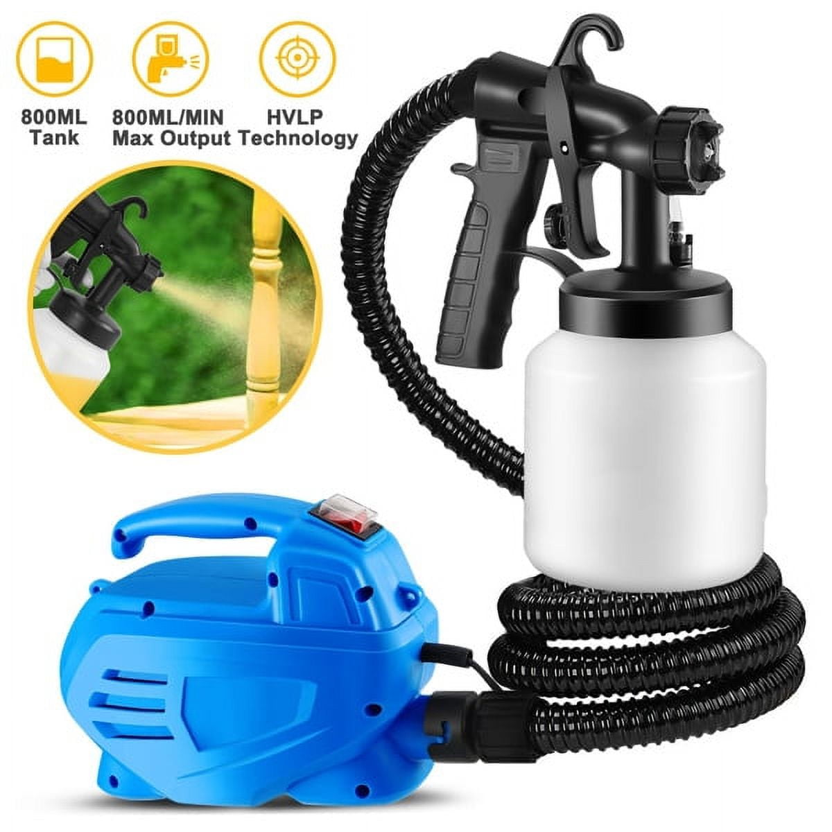 AsterOutdoor Spray Painter 650w Paint Sprayer Machine Hvlp Oil Primer Water Sprayer