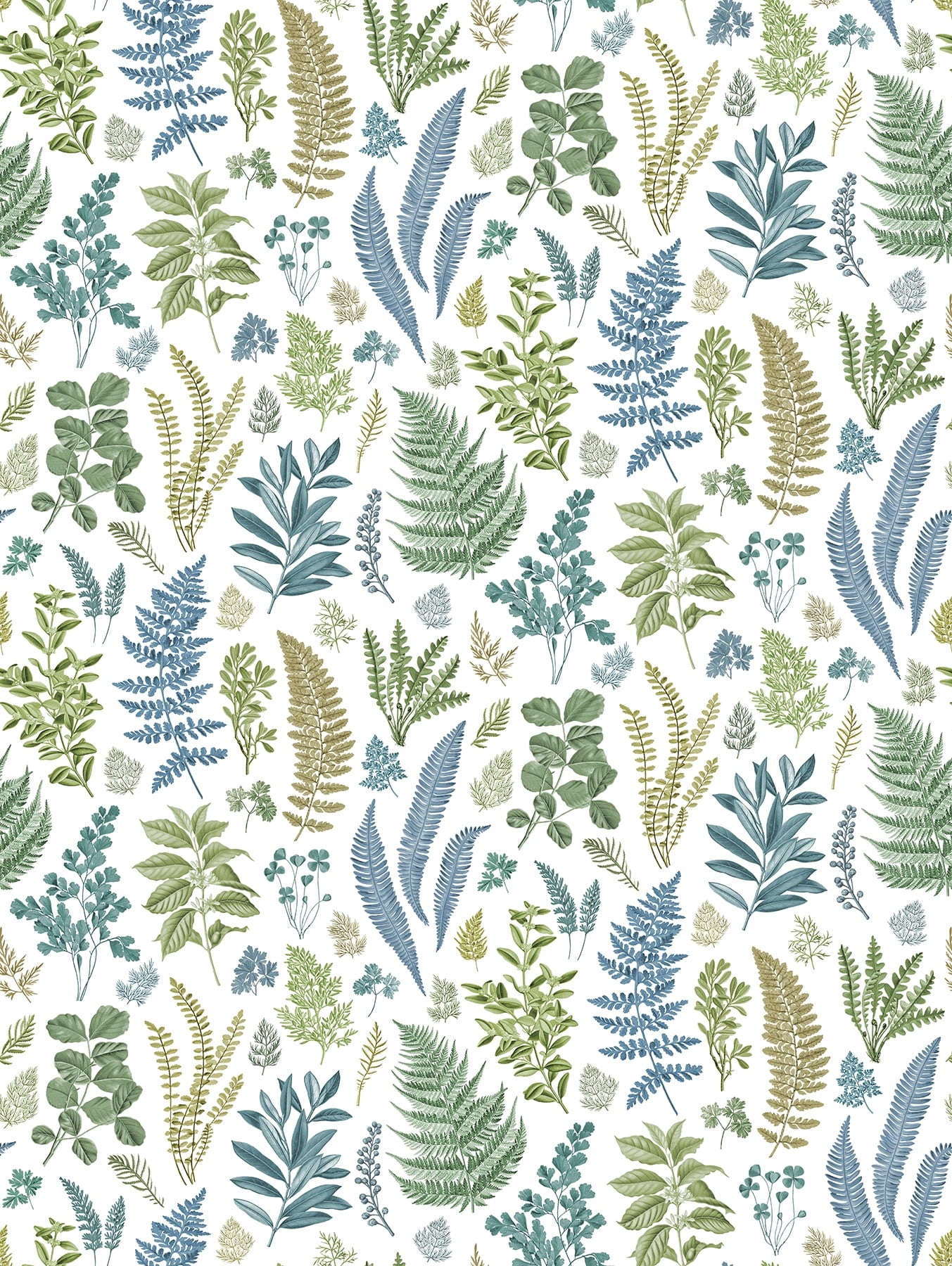 A-Street Prints Britta Multicolor Herbs Wall Mural