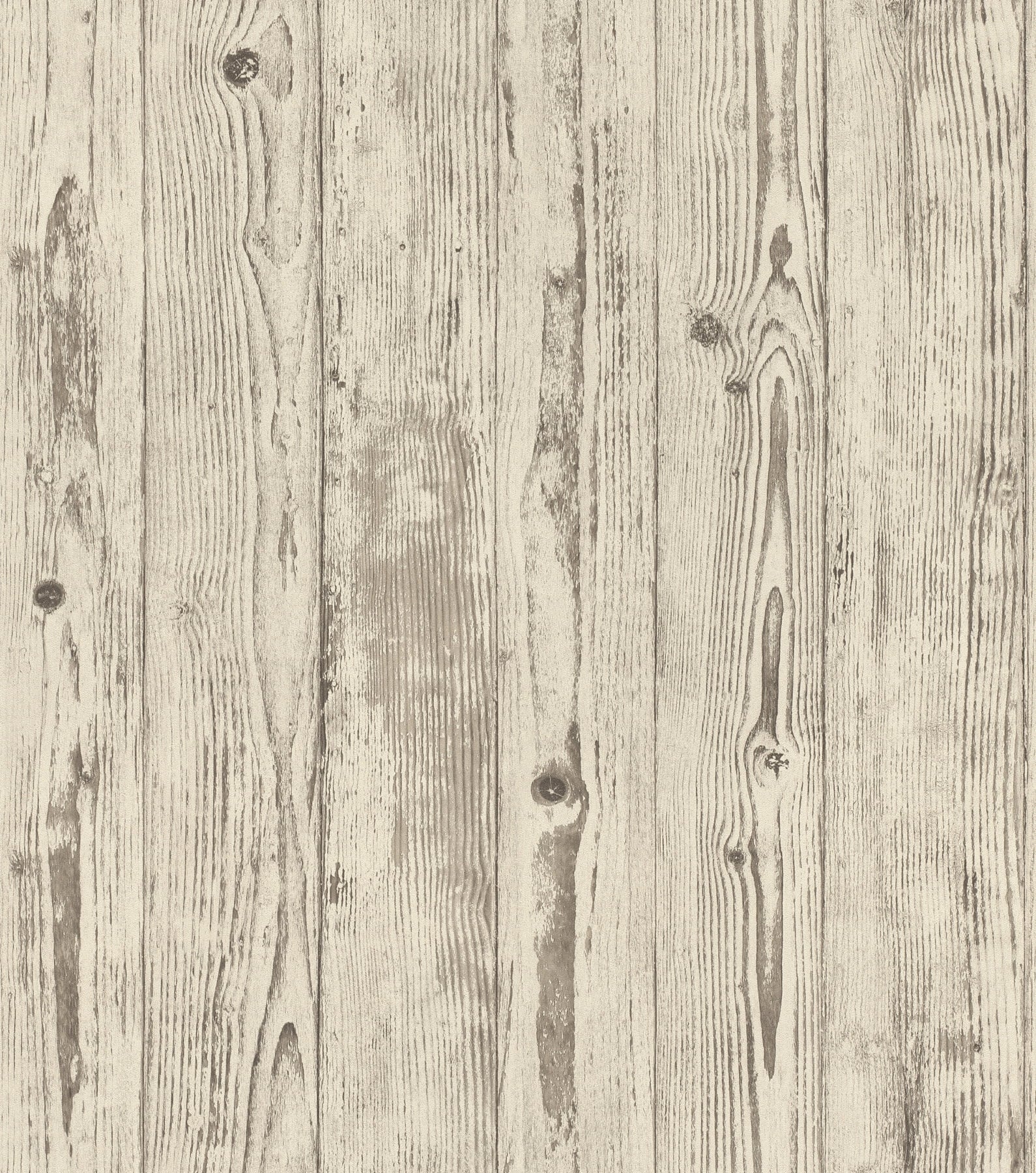 Advantage Albright Ivory Weathered Oak Panels Wallpaper