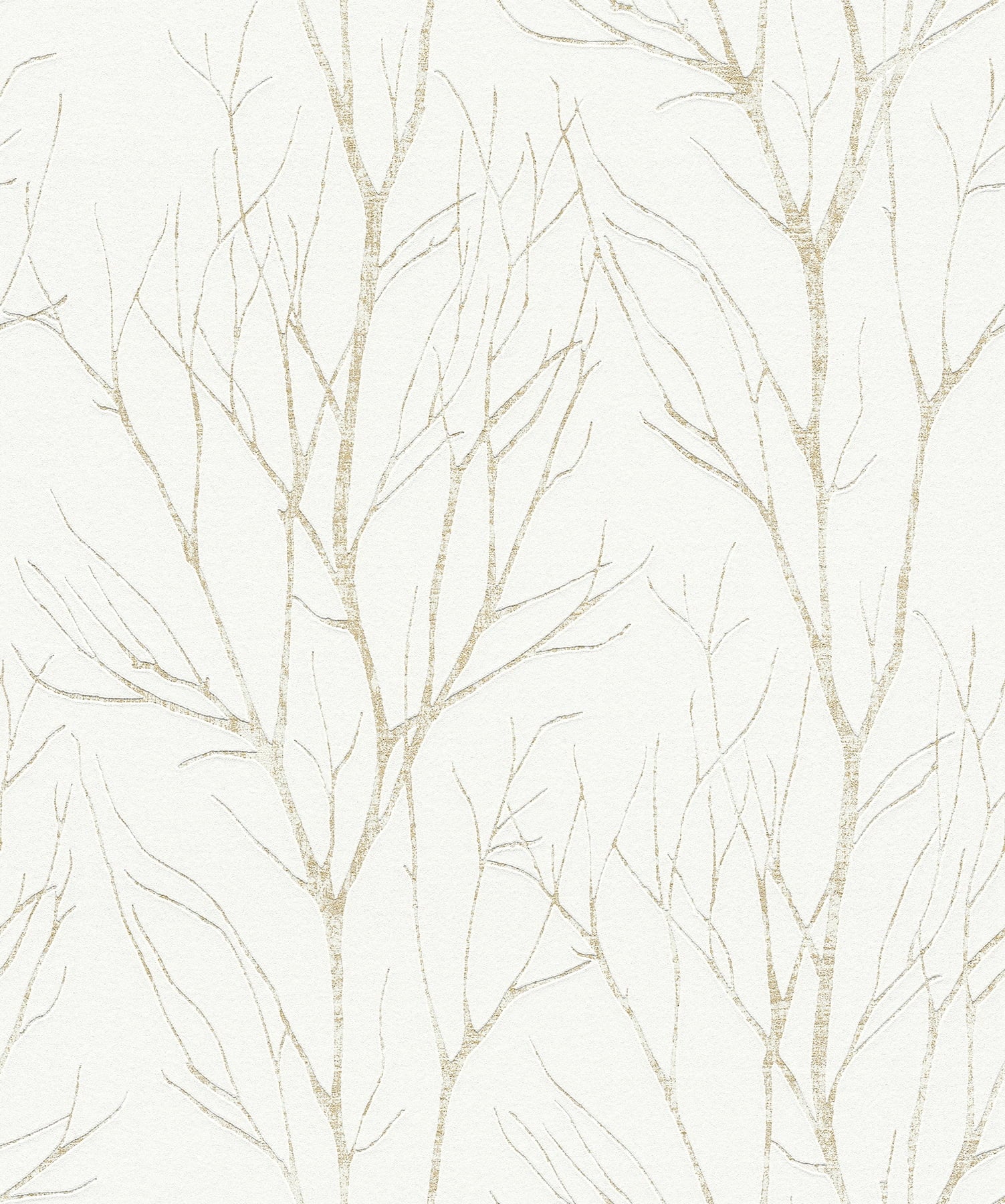 Advantage Diani Gold Metallic Tree Wallpaper