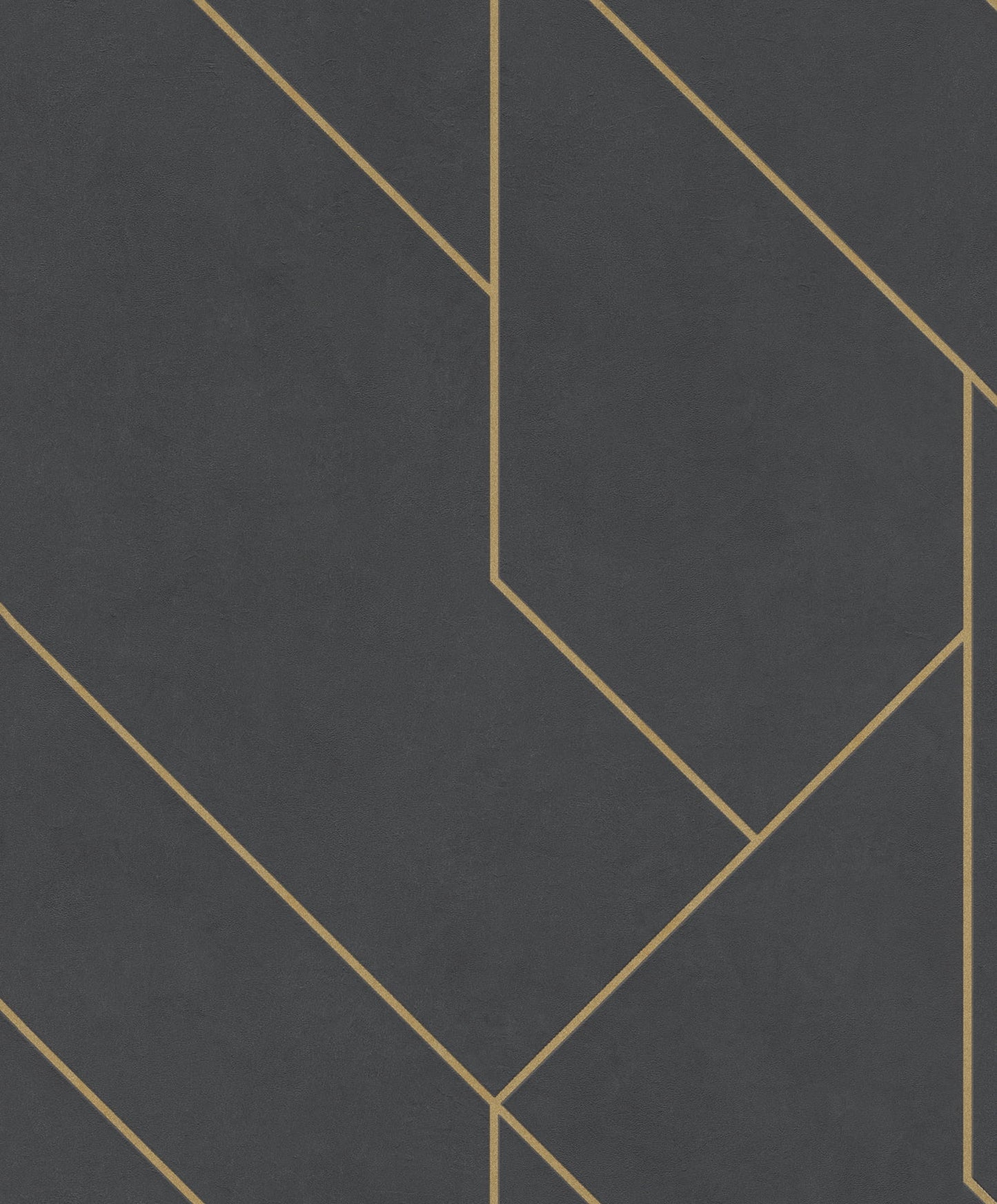 Advantage Pollock Black Gilded Geometric Unpasted Vinyl On Non Woven Wallpaper, 21-in by 33-ft, 57.8 sq. ft.