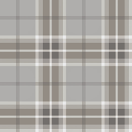 Advantage Sala Neutral Plaid Wallpaper