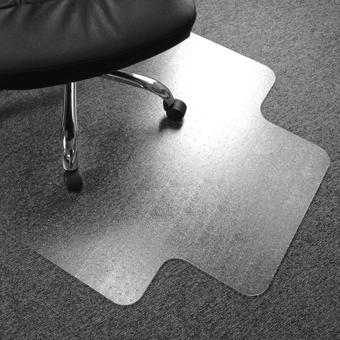 AdvantagematÂ® Vinyl Chair Mat for Carpets up to 3/8" Lipped - 48" X 60"
