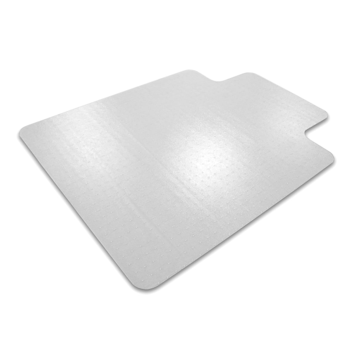 AdvantagematÂ® Vinyl Lipped Chair Mat for Carpets up to 1/4" - 45" x 53"
