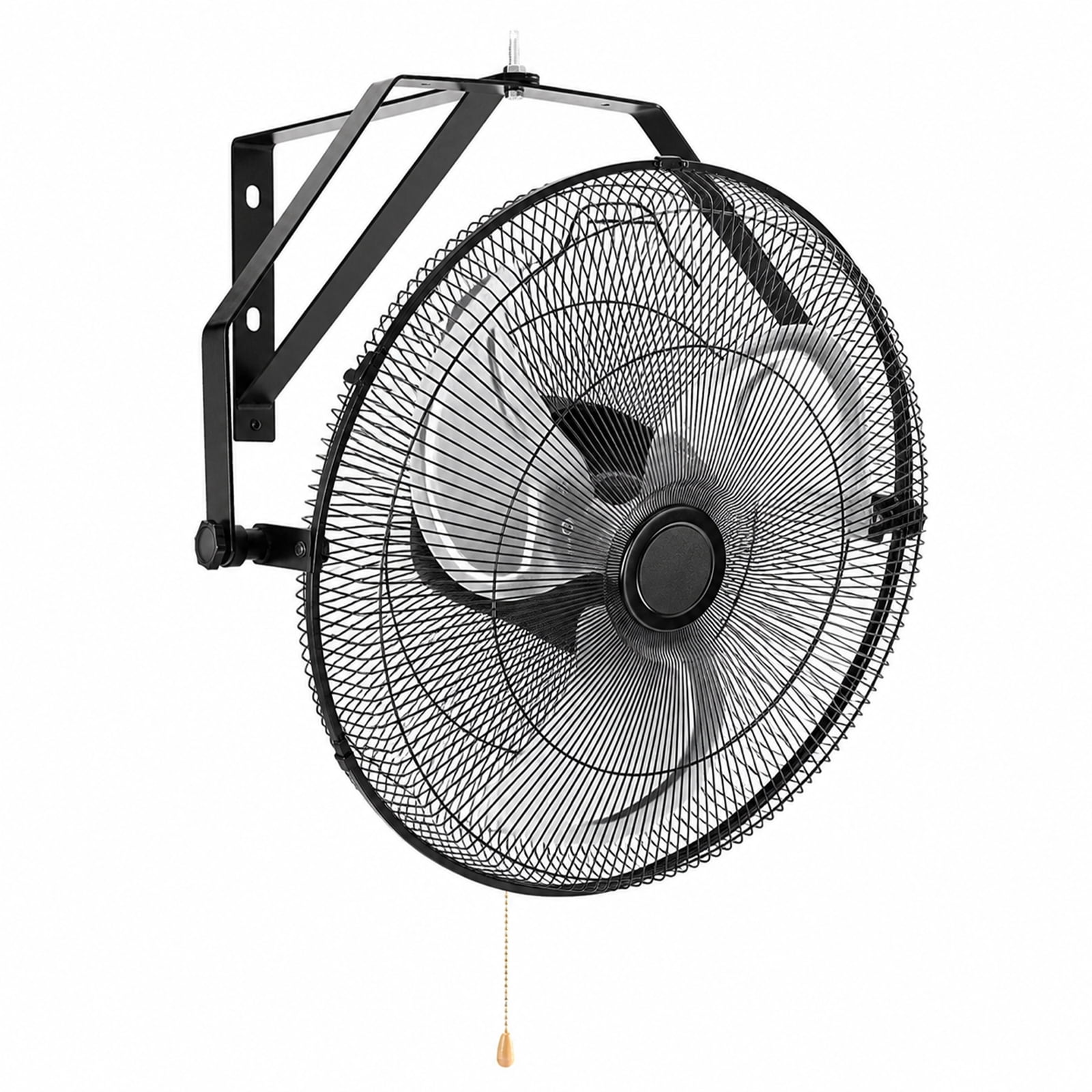 Alvantor 18"/20" Industrial Wall Mount Fan, 3-speed IP44 Waterproof Fan, Max. 3400 CFM Wall Mounted for Outdoor, Commercial, Residential, Greenhouse, Workshop, Patio, High Velocity