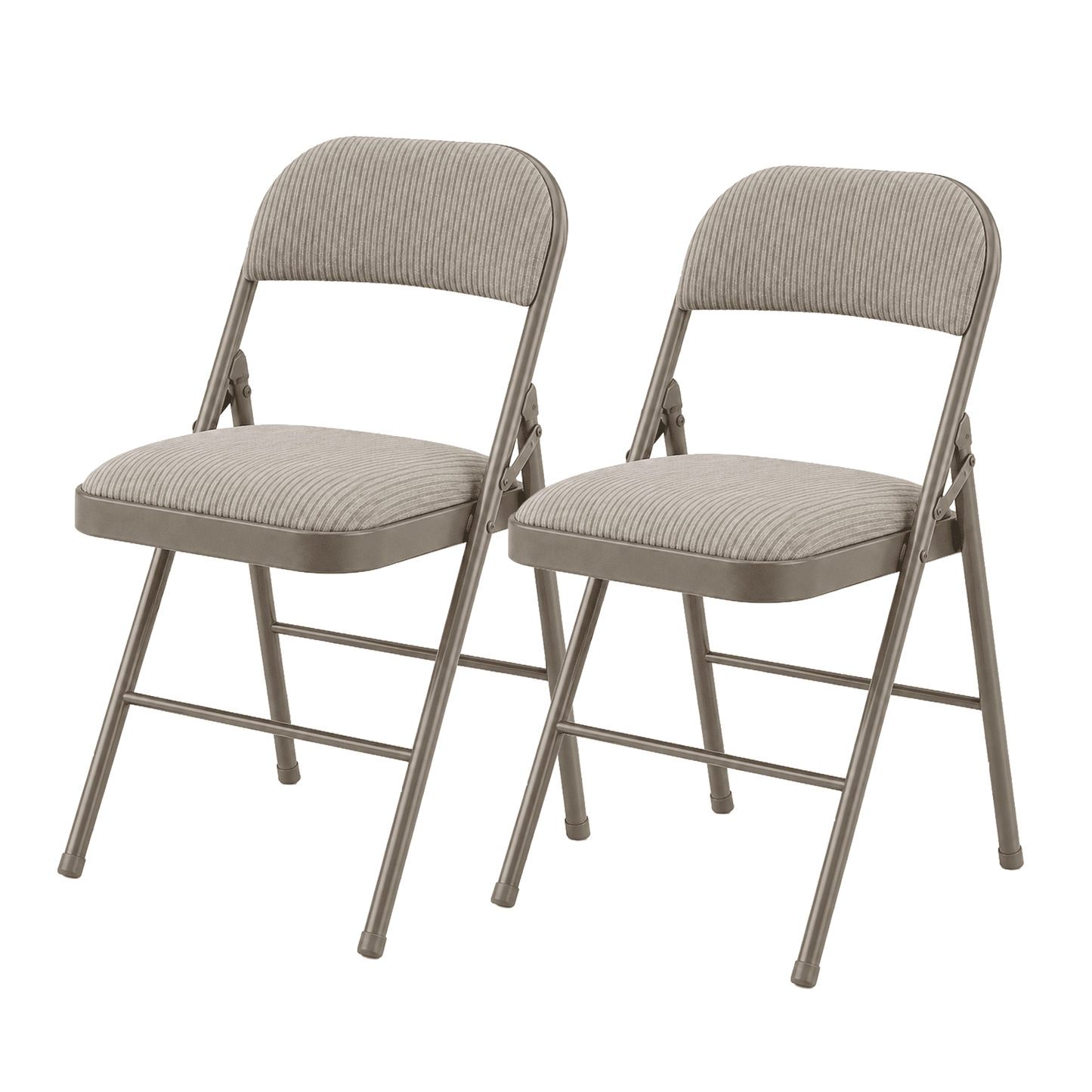 Alvantor Folding Chairs with Padded Cushion and Back, Sturdy Steel Stackable, Portable Dining Chair Set for Home and Office, Conference, Wedding, Party, Patio