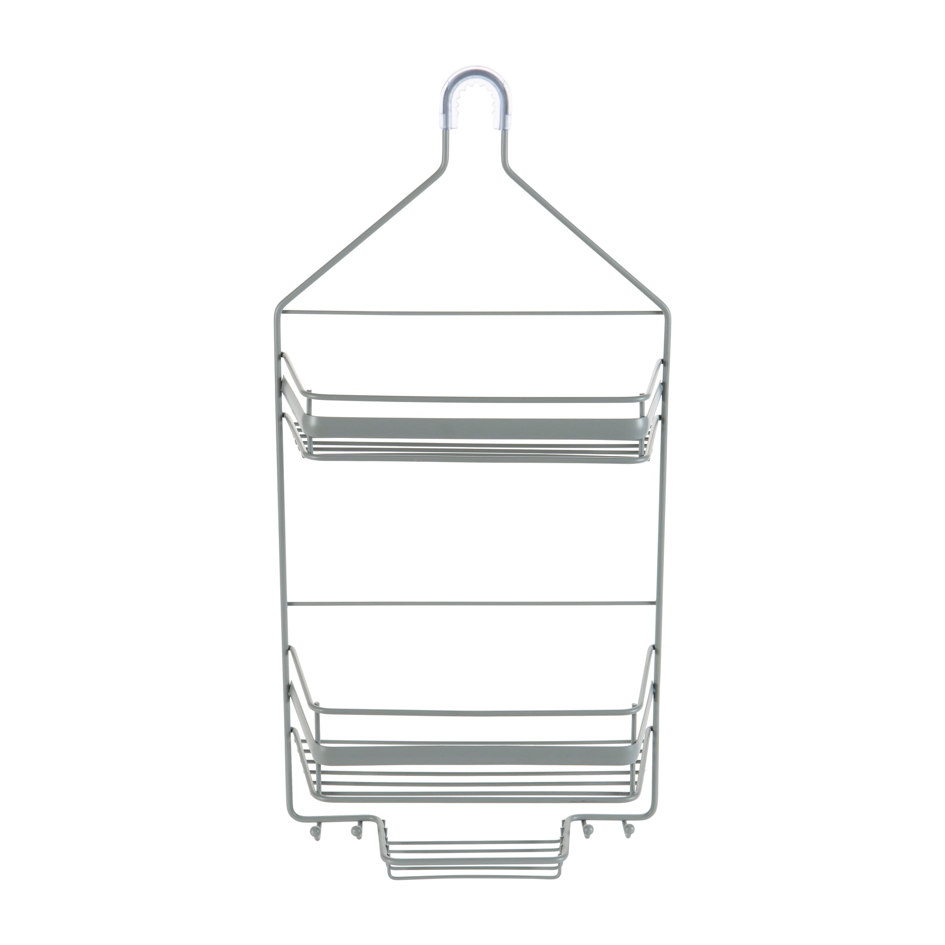 Bath Bliss 2 Shelf Regency Steel Shower Caddy in Gray