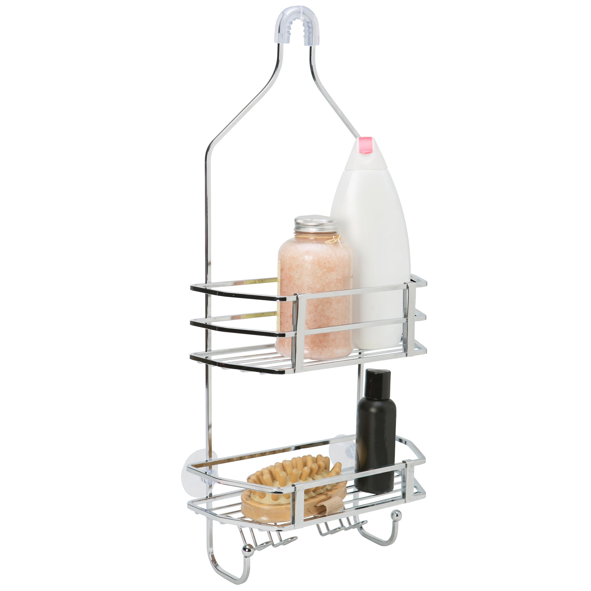 Bath Bliss Moderno Shower Stainless Steel Caddy in Chrome