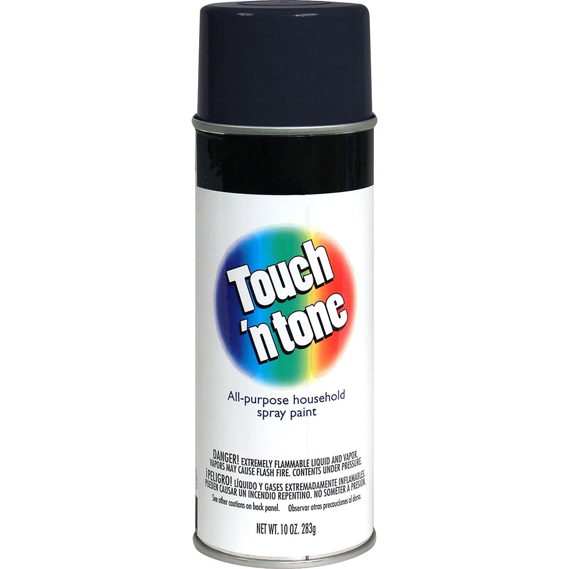 Paquete de 6, Negro, Pintura en Aerosol de Uso General Touch 'n Tone-55275830, 10 oz