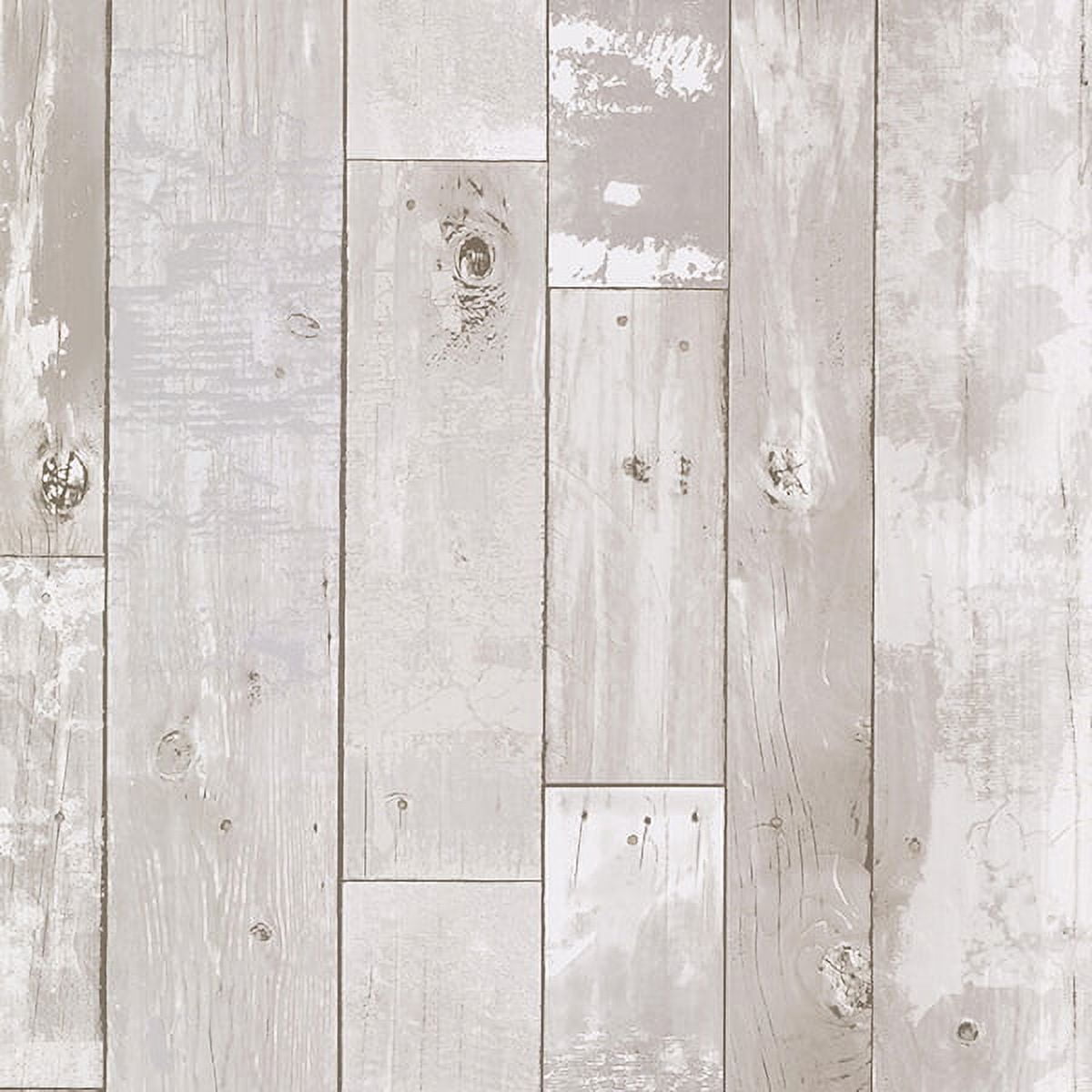 Brewster Wood Cream Jayme Wallpaper, 20.5-in by 33-ft, 56.4 sq. ft