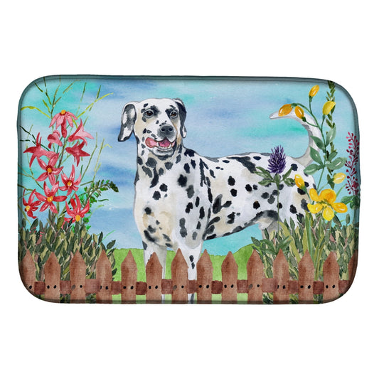 Dalmatian Spring Dish Drying Mat