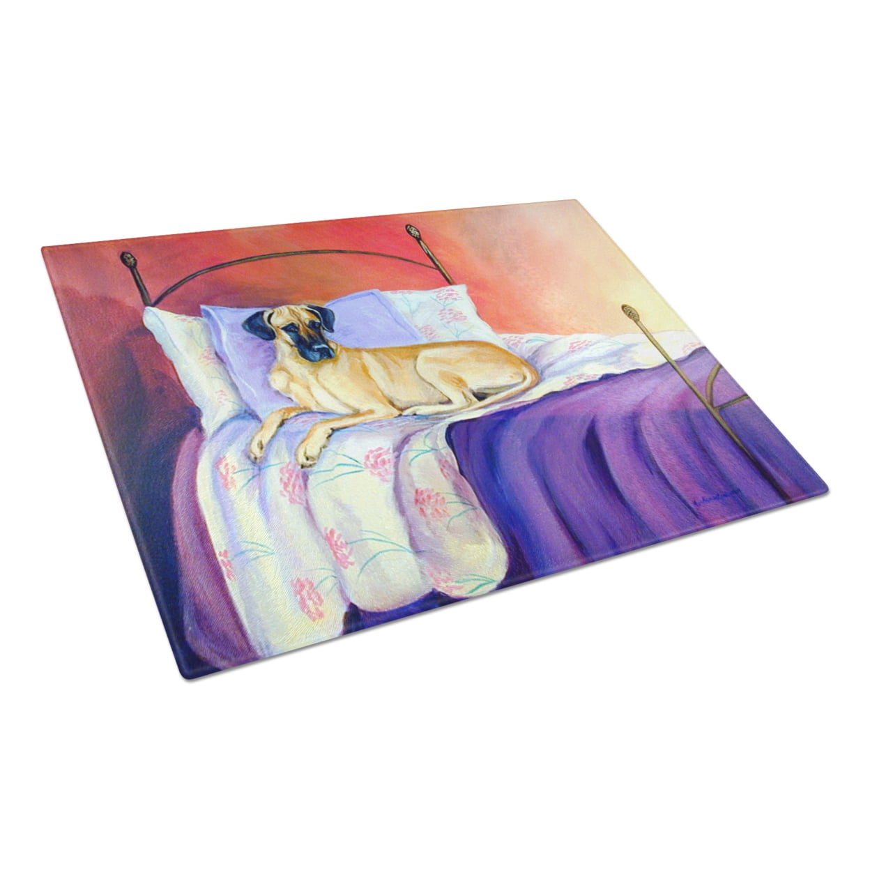 Great Dane Glass Cutting Board Large