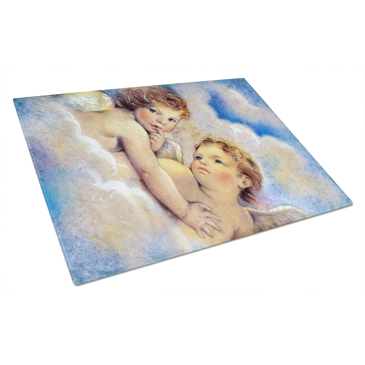 Carolines Treasures APH5622LCB Angels Glass Cutting Board Large, 12H x 16W, multicolor