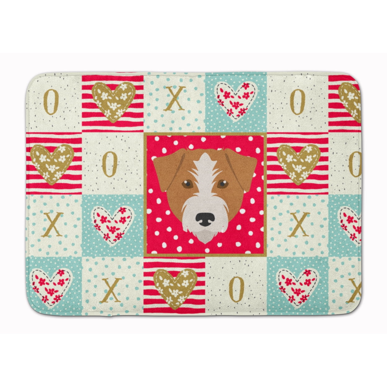 Kromfohrlander Love Machine Washable Memory Foam Mat