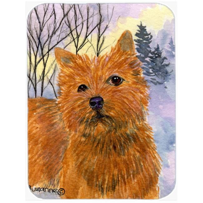Carolines Treasures SS1012LCB Norwich Terrier Glass Cutting Board Large, 12H x 16W, multicolor